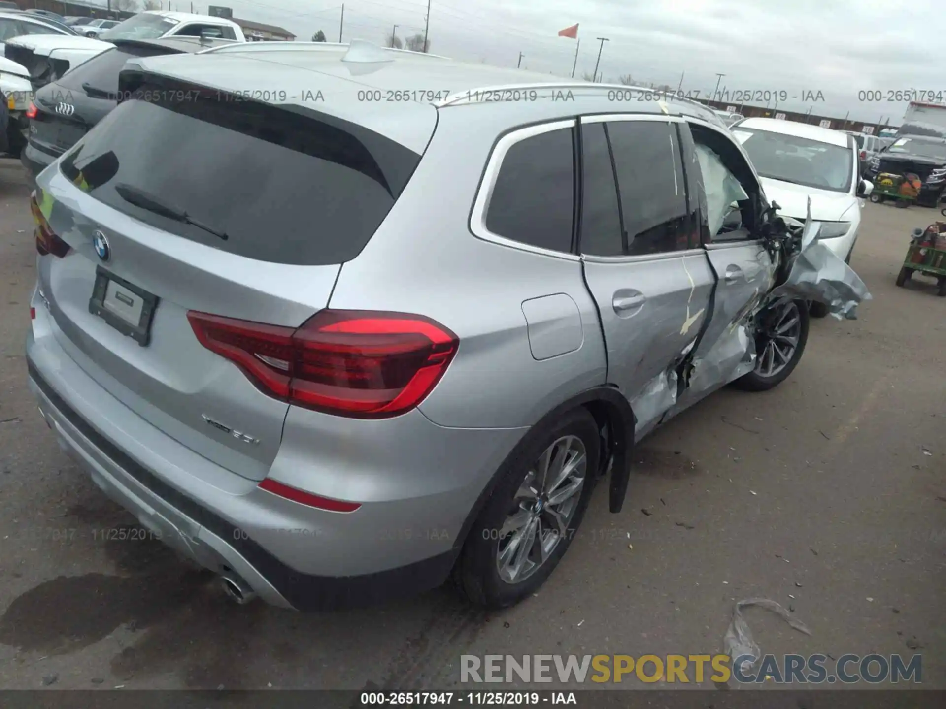 4 Фотография поврежденного автомобиля 5UXTR9C57KLP91237 BMW X3 2019