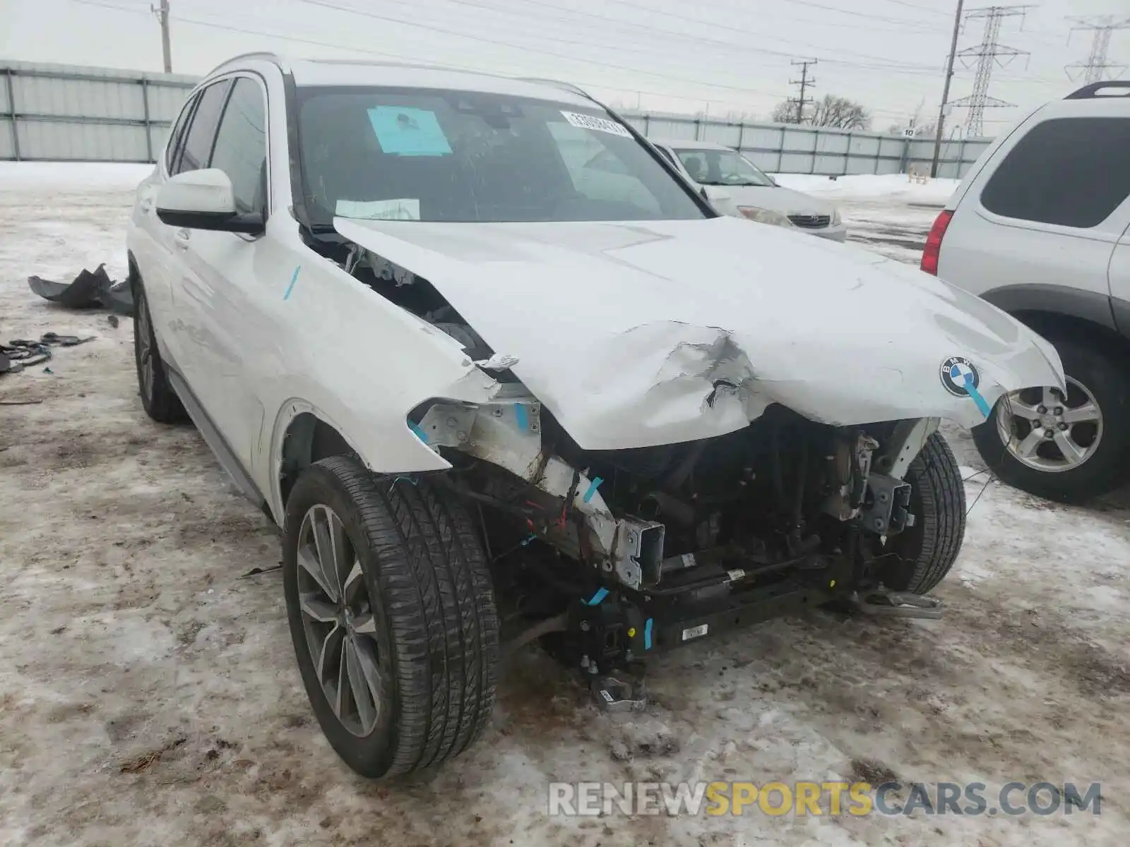 1 Фотография поврежденного автомобиля 5UXTR9C57KLP94980 BMW X3 2019