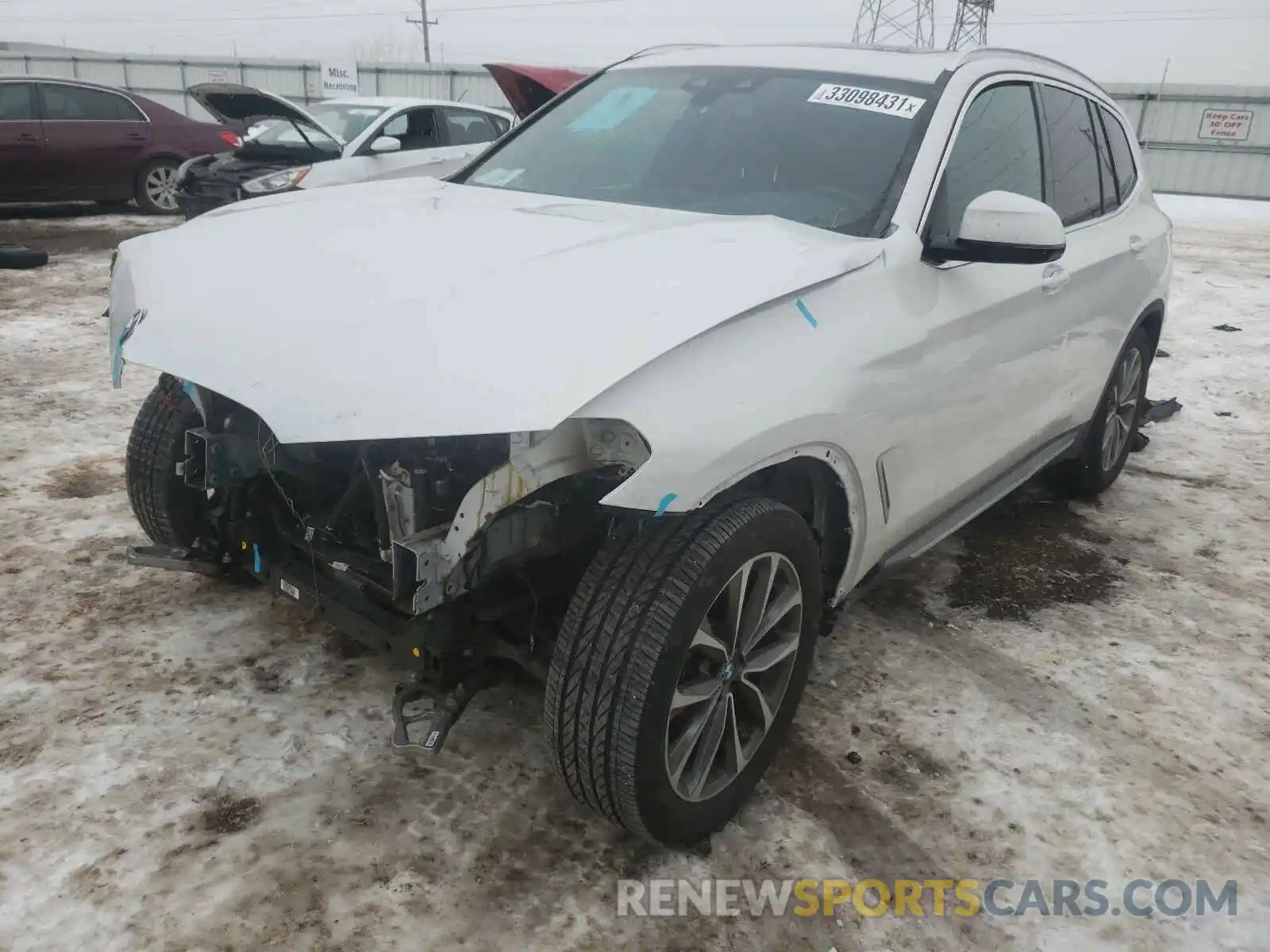 2 Photograph of a damaged car 5UXTR9C57KLP94980 BMW X3 2019