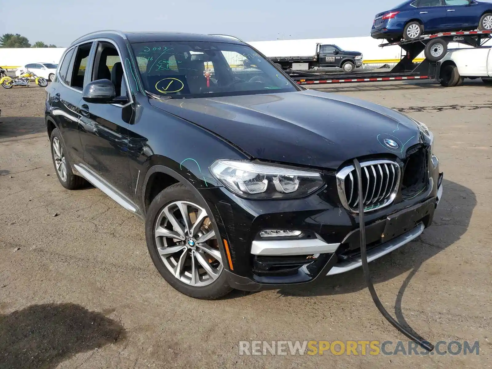 1 Photograph of a damaged car 5UXTR9C57KLP95353 BMW X3 2019