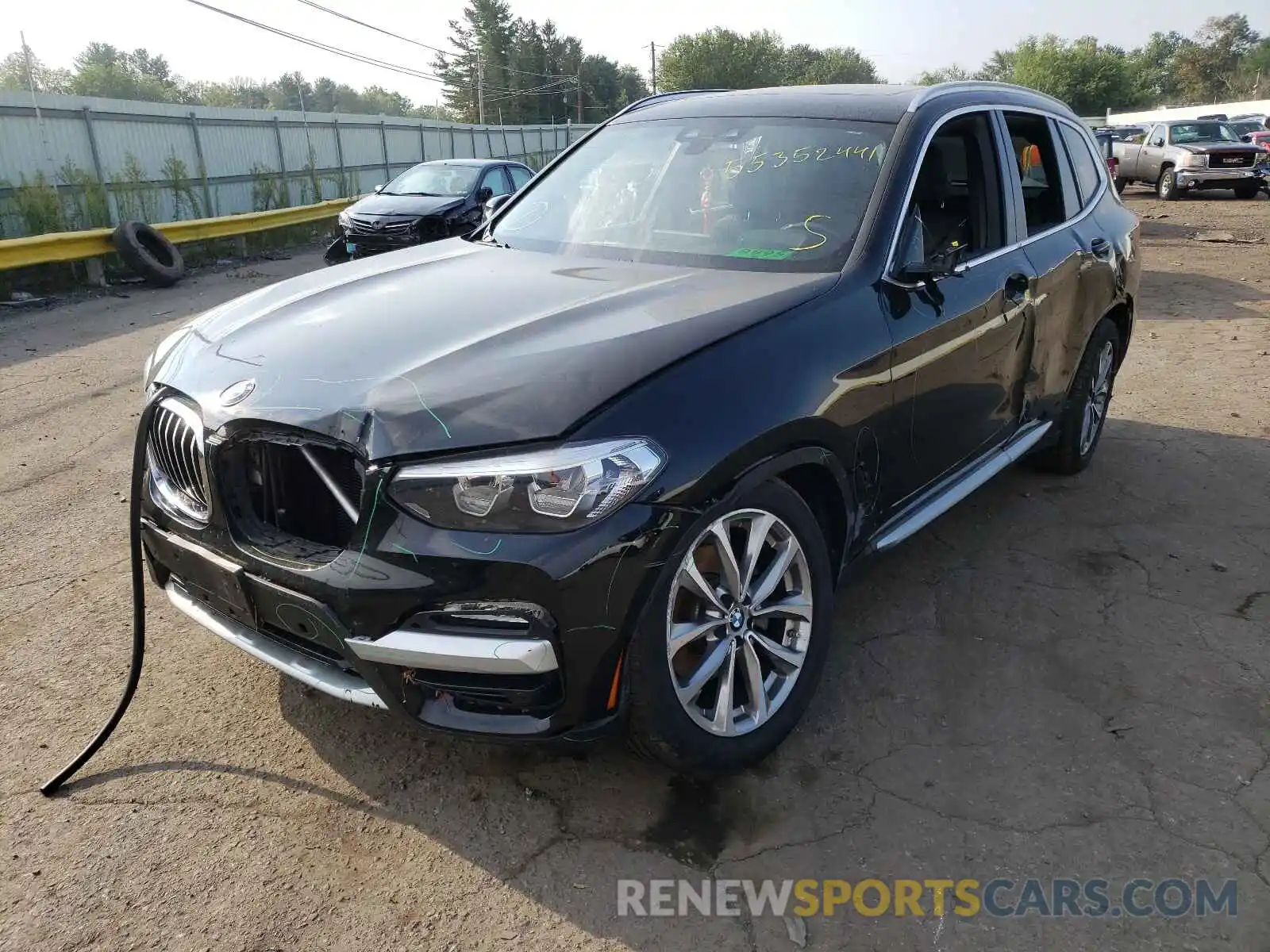 2 Photograph of a damaged car 5UXTR9C57KLP95353 BMW X3 2019