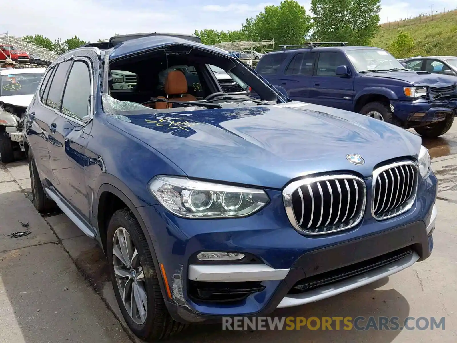 1 Photograph of a damaged car 5UXTR9C57KLR04085 BMW X3 2019