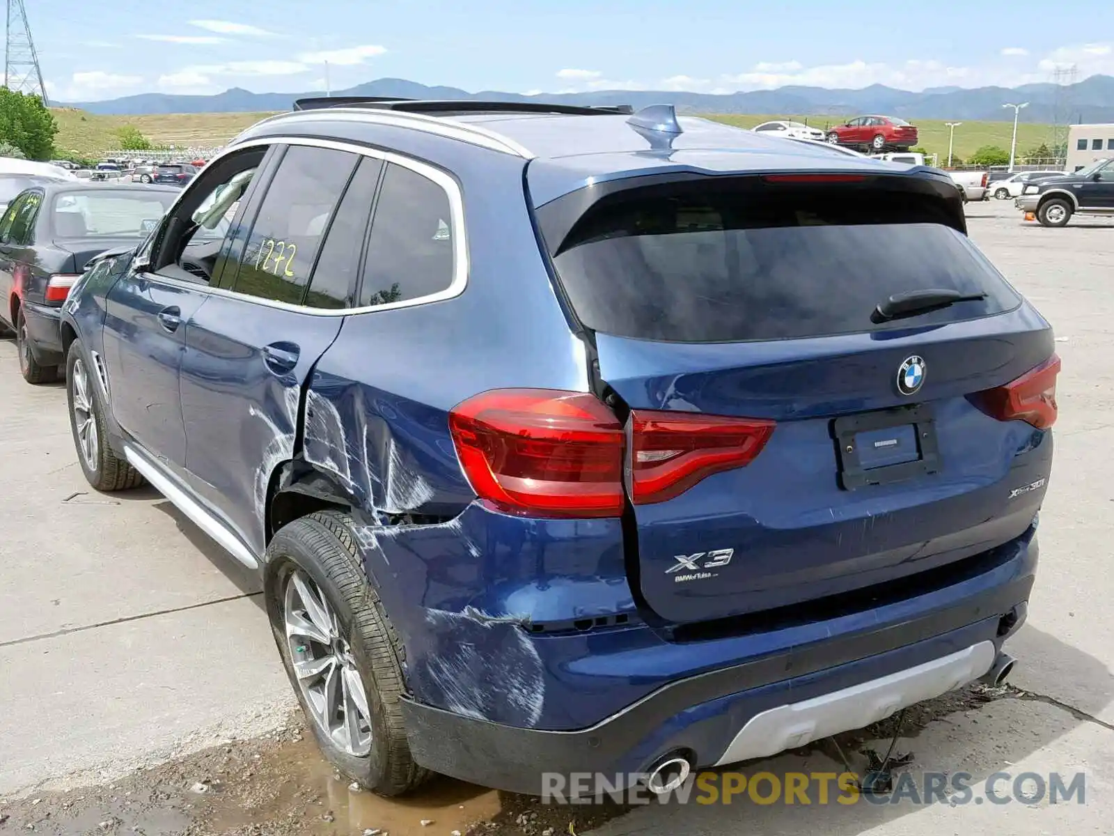 3 Photograph of a damaged car 5UXTR9C57KLR04085 BMW X3 2019