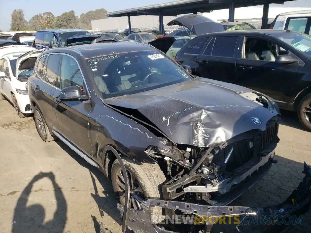 1 Photograph of a damaged car 5UXTR9C57KLR05933 BMW X3 2019