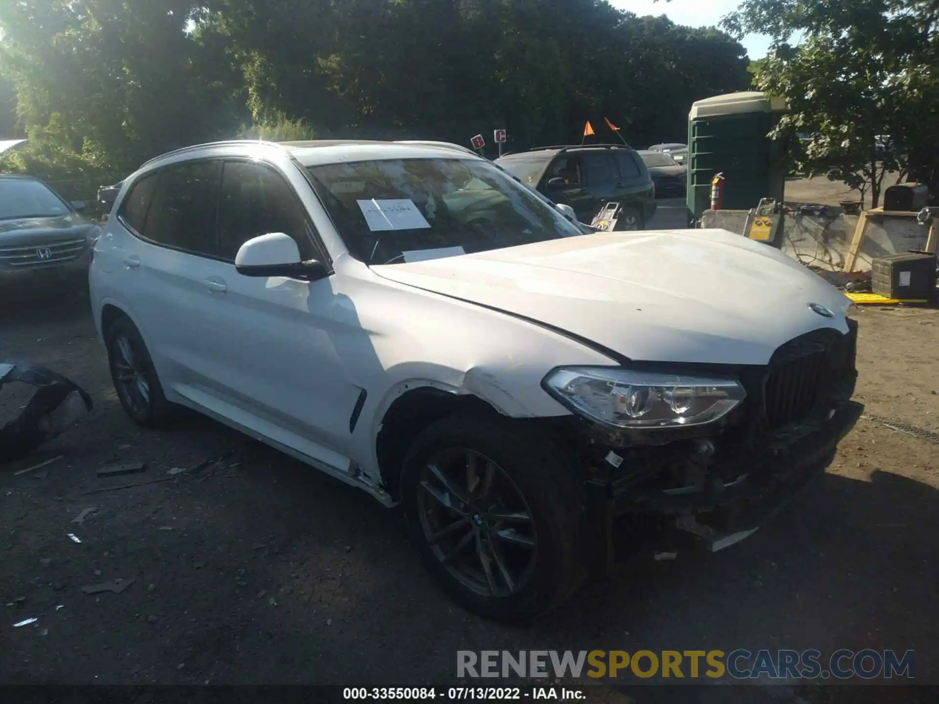 1 Photograph of a damaged car 5UXTR9C57KLR06399 BMW X3 2019