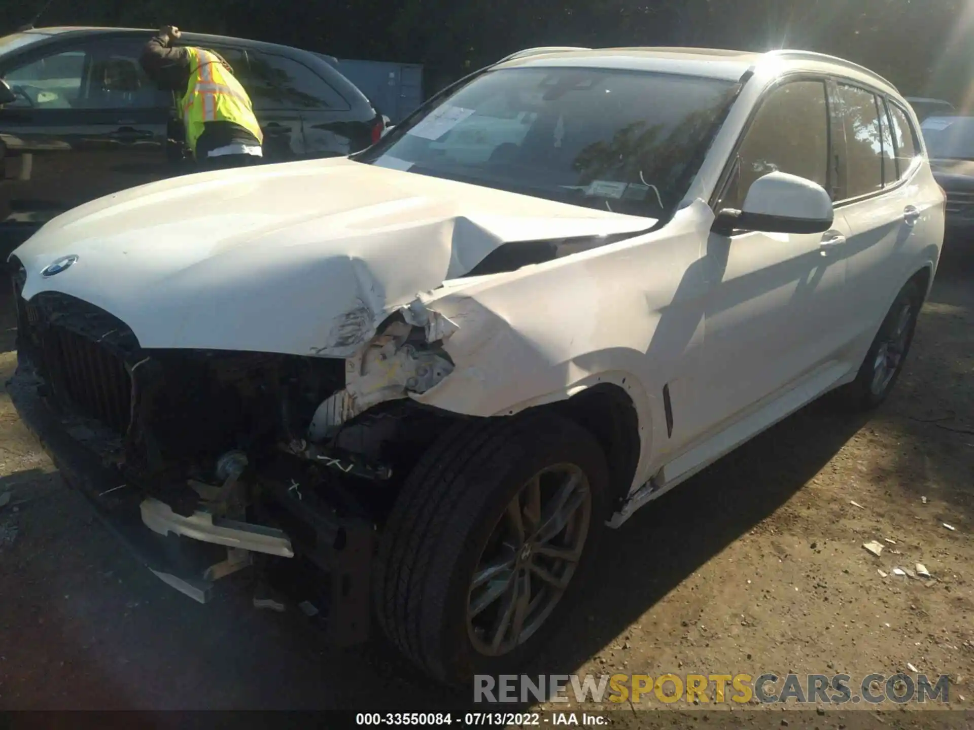 2 Photograph of a damaged car 5UXTR9C57KLR06399 BMW X3 2019