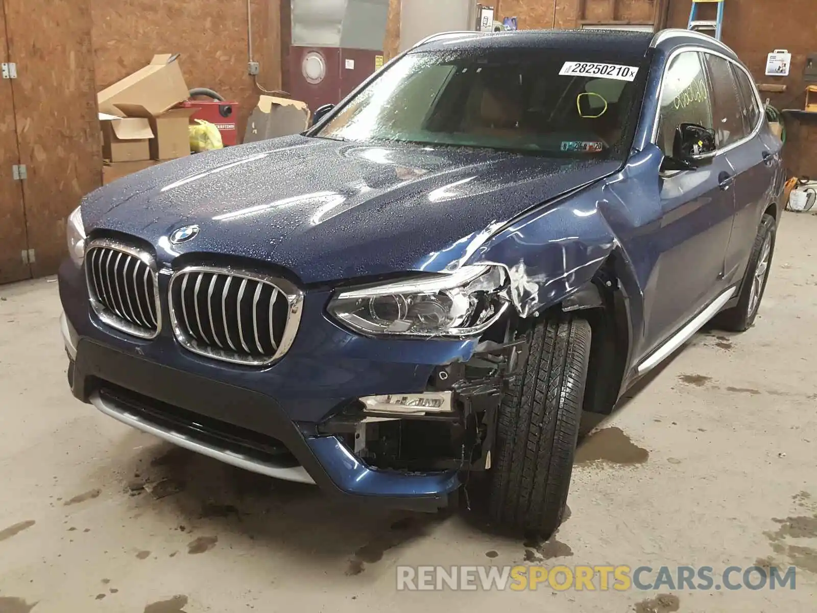 2 Photograph of a damaged car 5UXTR9C57KLR10243 BMW X3 2019