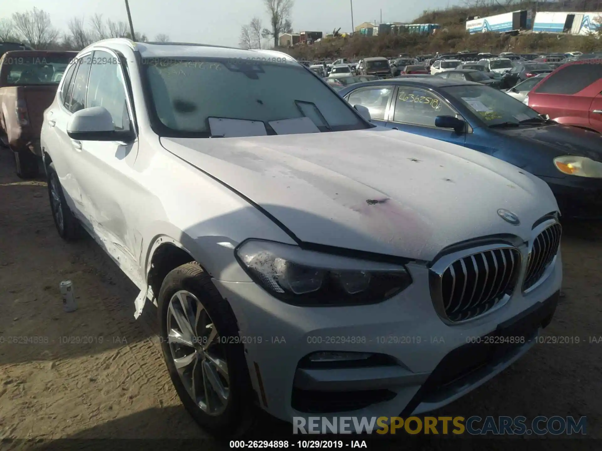 1 Фотография поврежденного автомобиля 5UXTR9C58KLD93053 BMW X3 2019