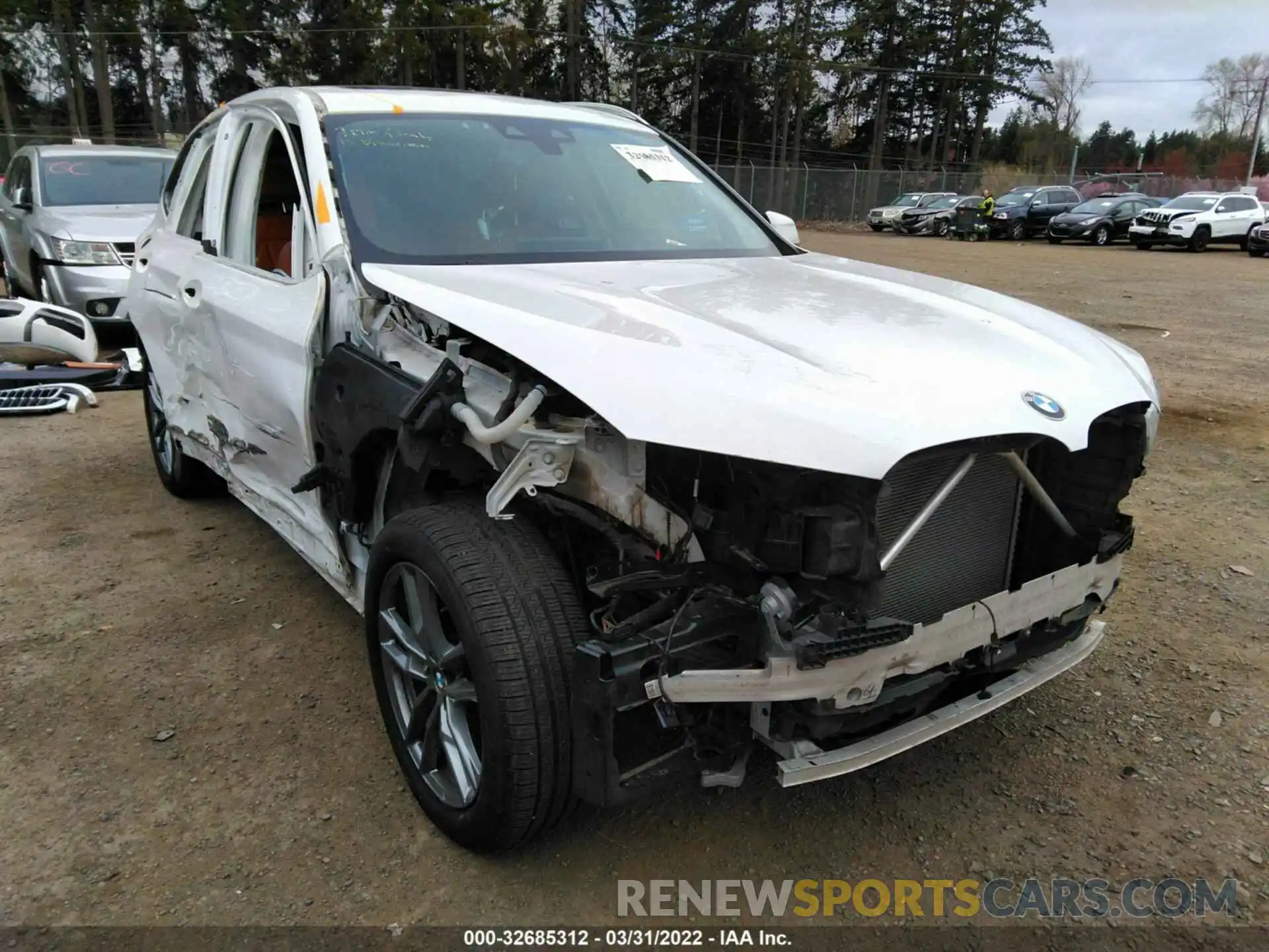 1 Photograph of a damaged car 5UXTR9C58KLD94011 BMW X3 2019