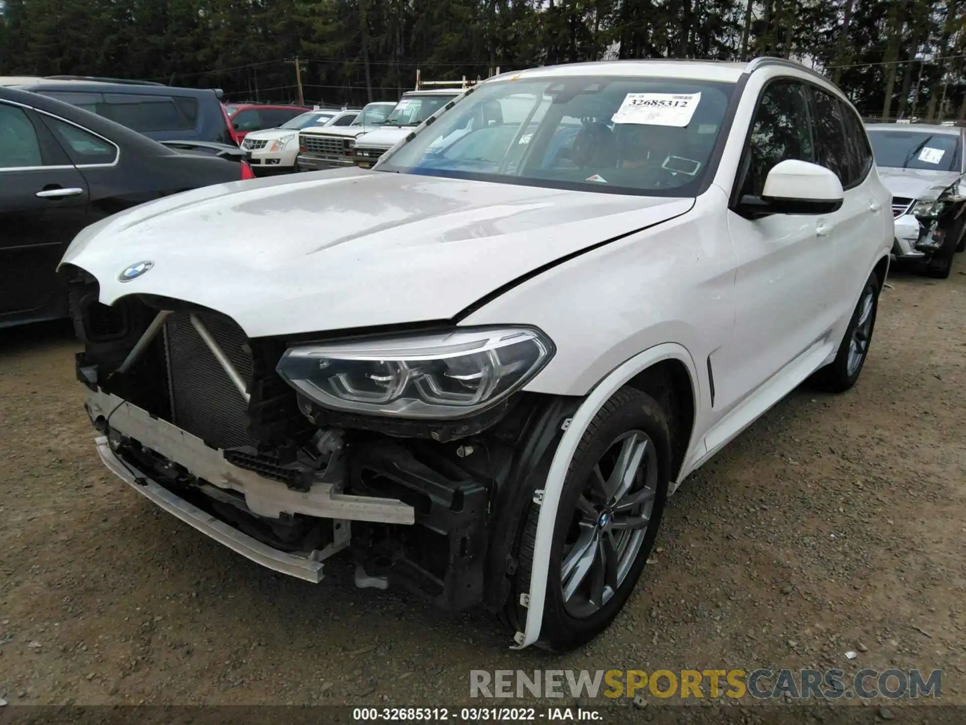 2 Photograph of a damaged car 5UXTR9C58KLD94011 BMW X3 2019