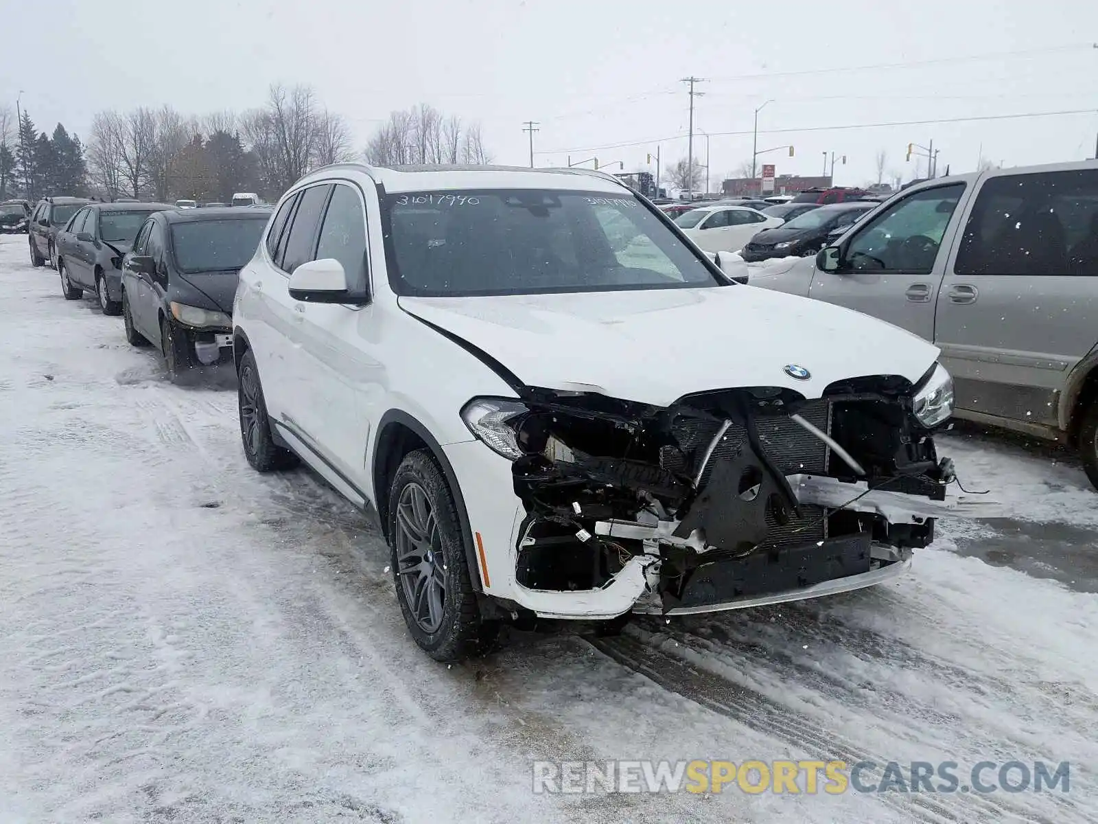 1 Photograph of a damaged car 5UXTR9C58KLD94333 BMW X3 2019