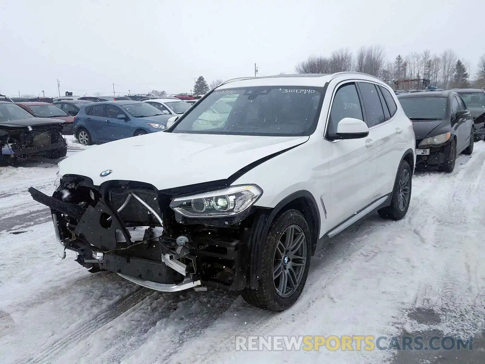 2 Фотография поврежденного автомобиля 5UXTR9C58KLD94333 BMW X3 2019