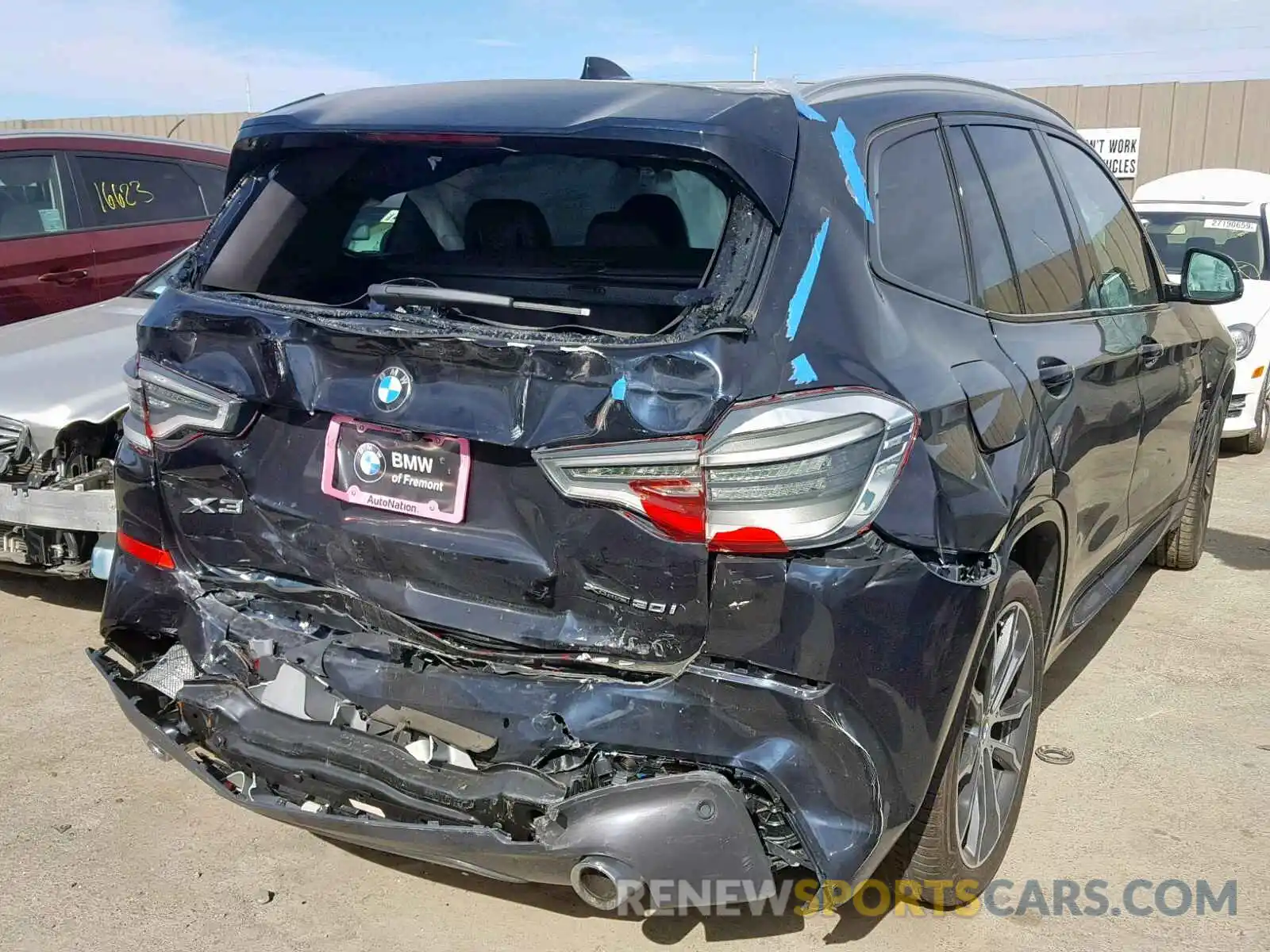 4 Фотография поврежденного автомобиля 5UXTR9C58KLD96163 BMW X3 2019