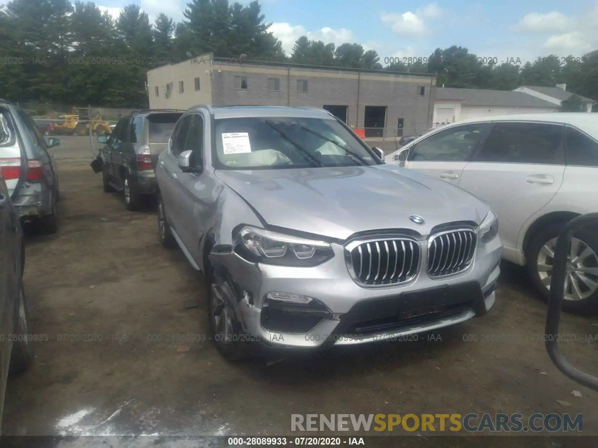 1 Photograph of a damaged car 5UXTR9C58KLD96681 BMW X3 2019