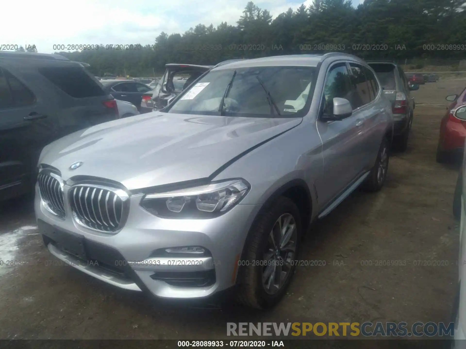 2 Photograph of a damaged car 5UXTR9C58KLD96681 BMW X3 2019