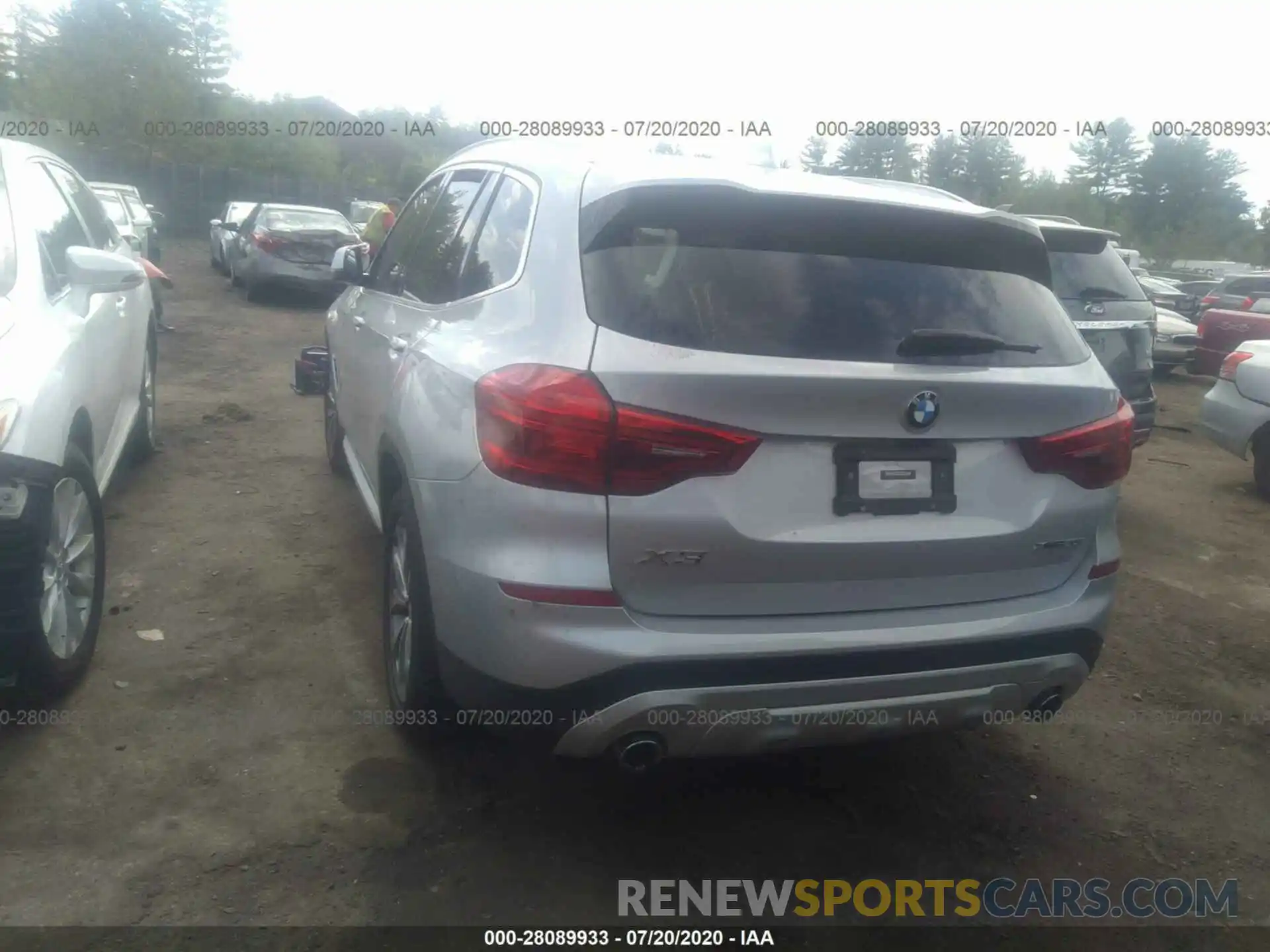 3 Photograph of a damaged car 5UXTR9C58KLD96681 BMW X3 2019