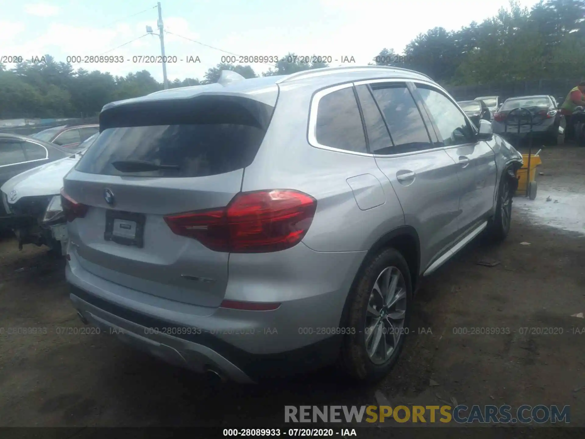 4 Photograph of a damaged car 5UXTR9C58KLD96681 BMW X3 2019