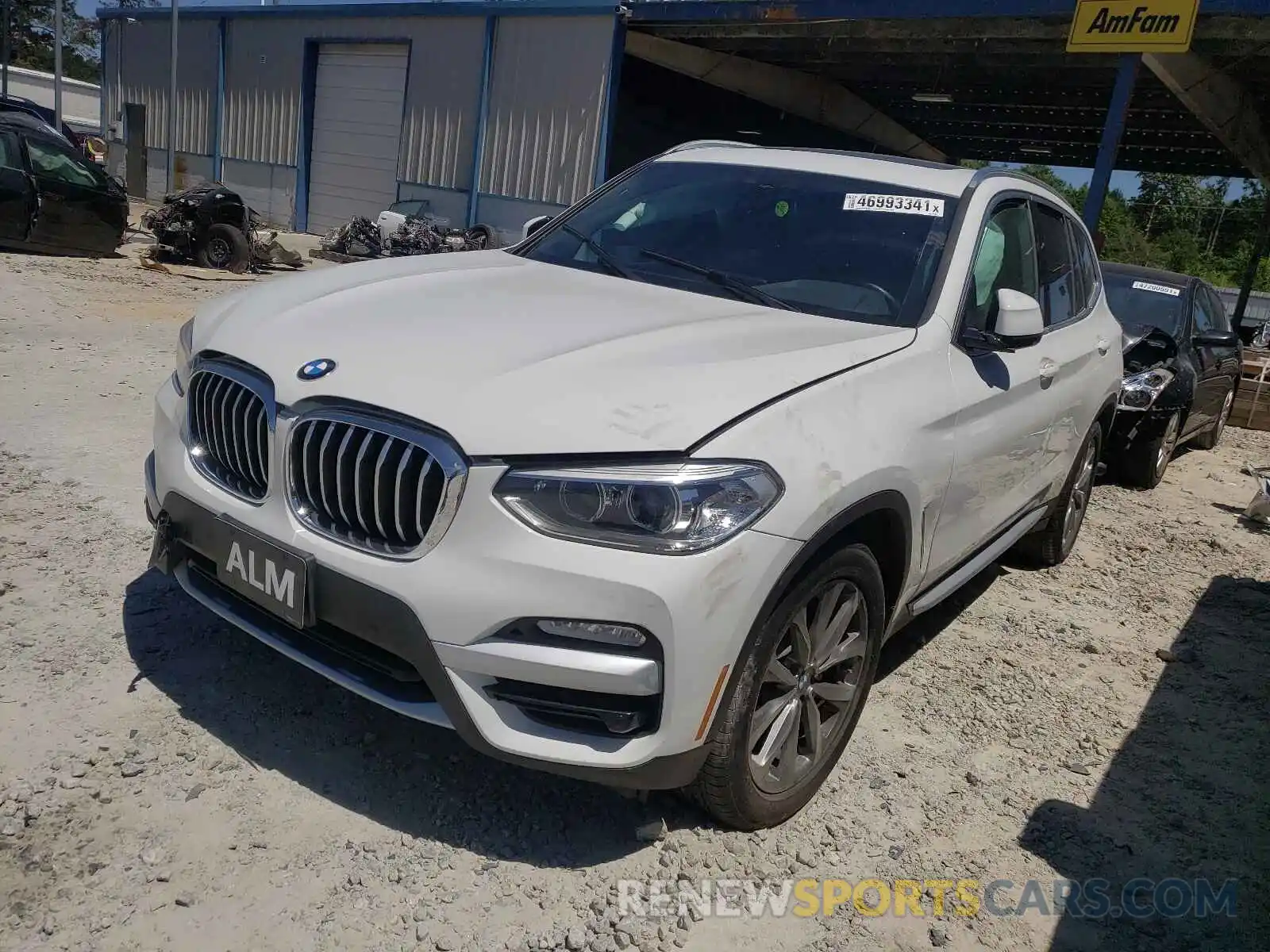 2 Photograph of a damaged car 5UXTR9C58KLD96955 BMW X3 2019