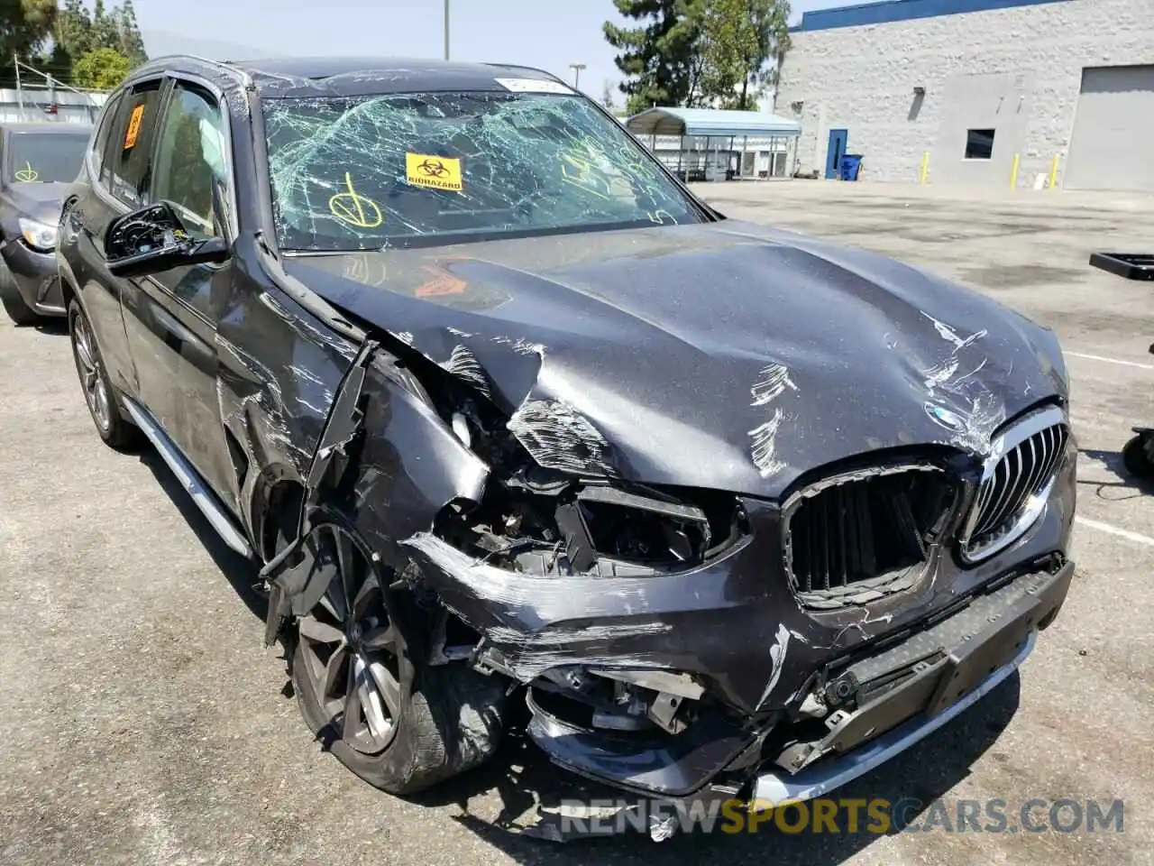 1 Photograph of a damaged car 5UXTR9C58KLD98527 BMW X3 2019