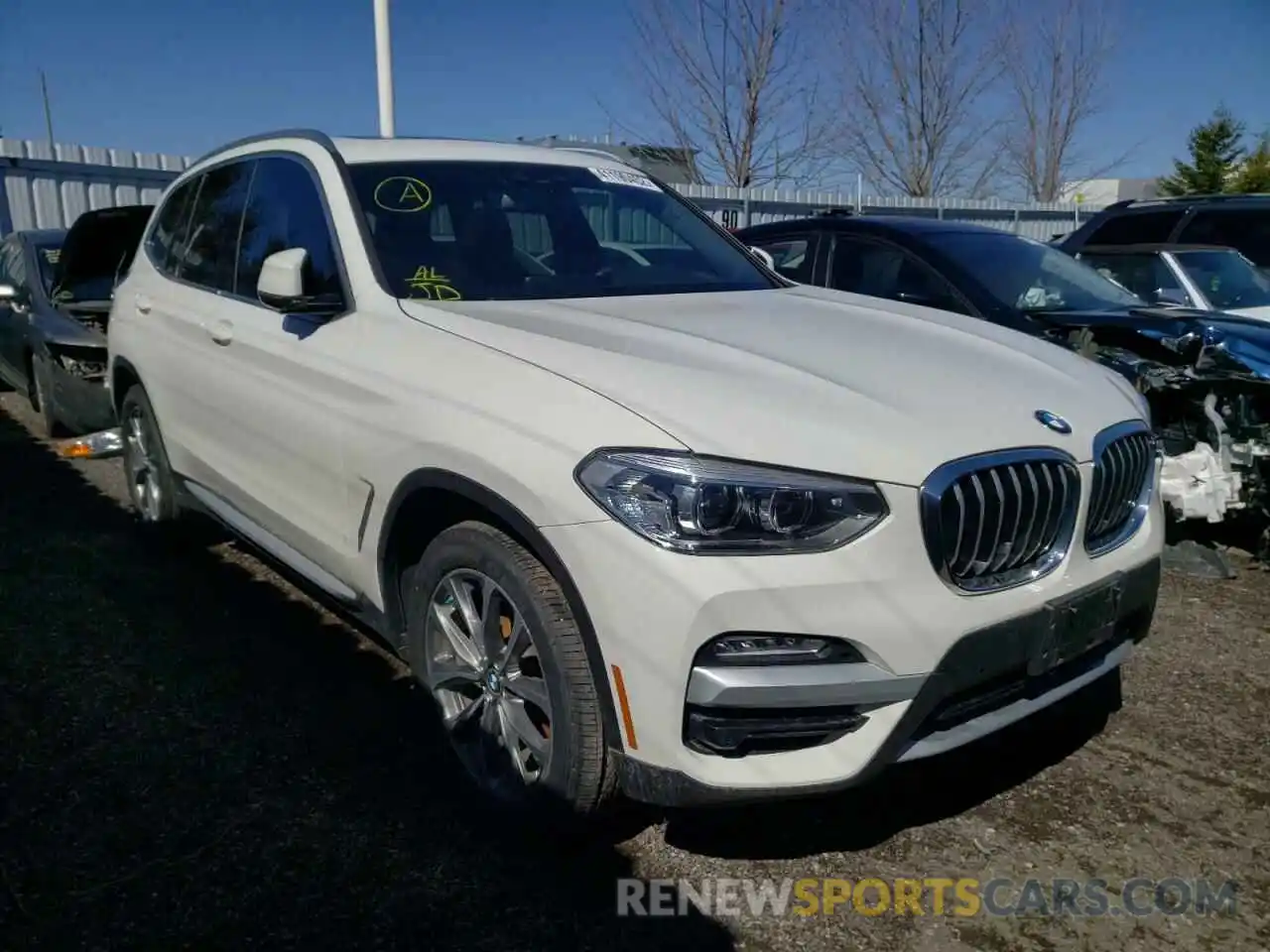 1 Photograph of a damaged car 5UXTR9C58KLE11132 BMW X3 2019