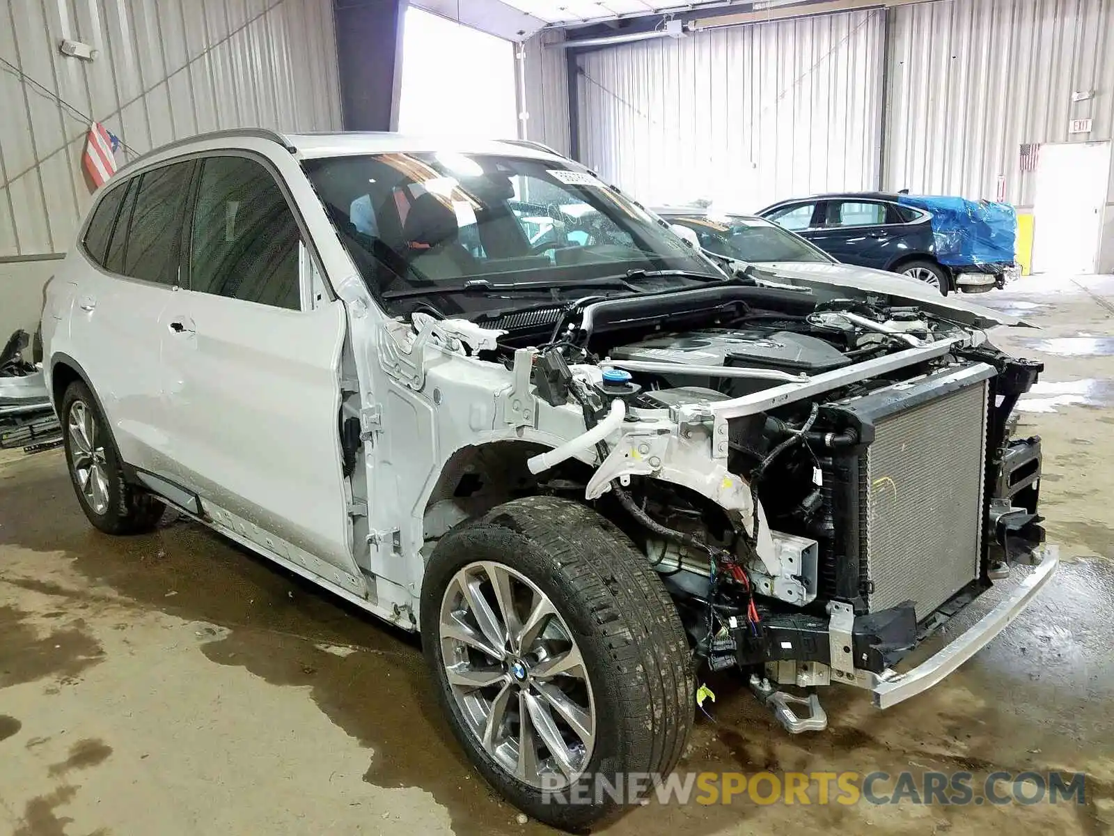 1 Photograph of a damaged car 5UXTR9C58KLE12037 BMW X3 2019