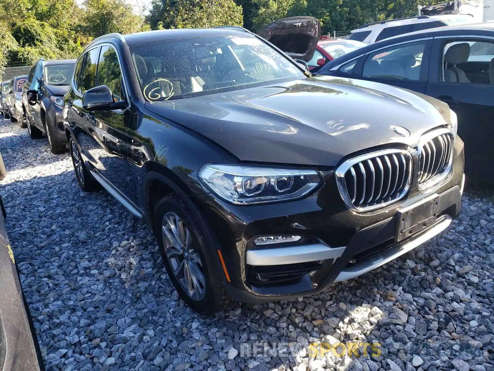 1 Photograph of a damaged car 5UXTR9C58KLE12121 BMW X3 2019