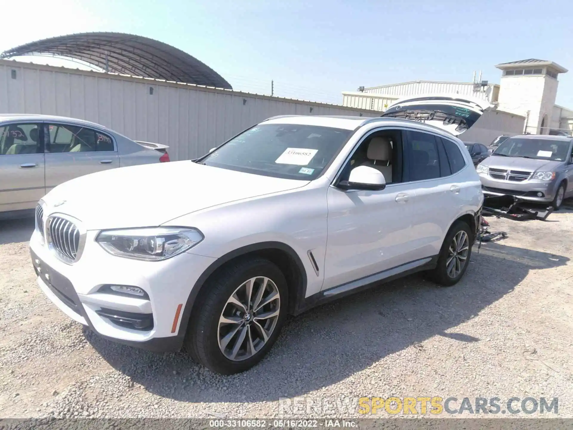 2 Photograph of a damaged car 5UXTR9C58KLE12720 BMW X3 2019