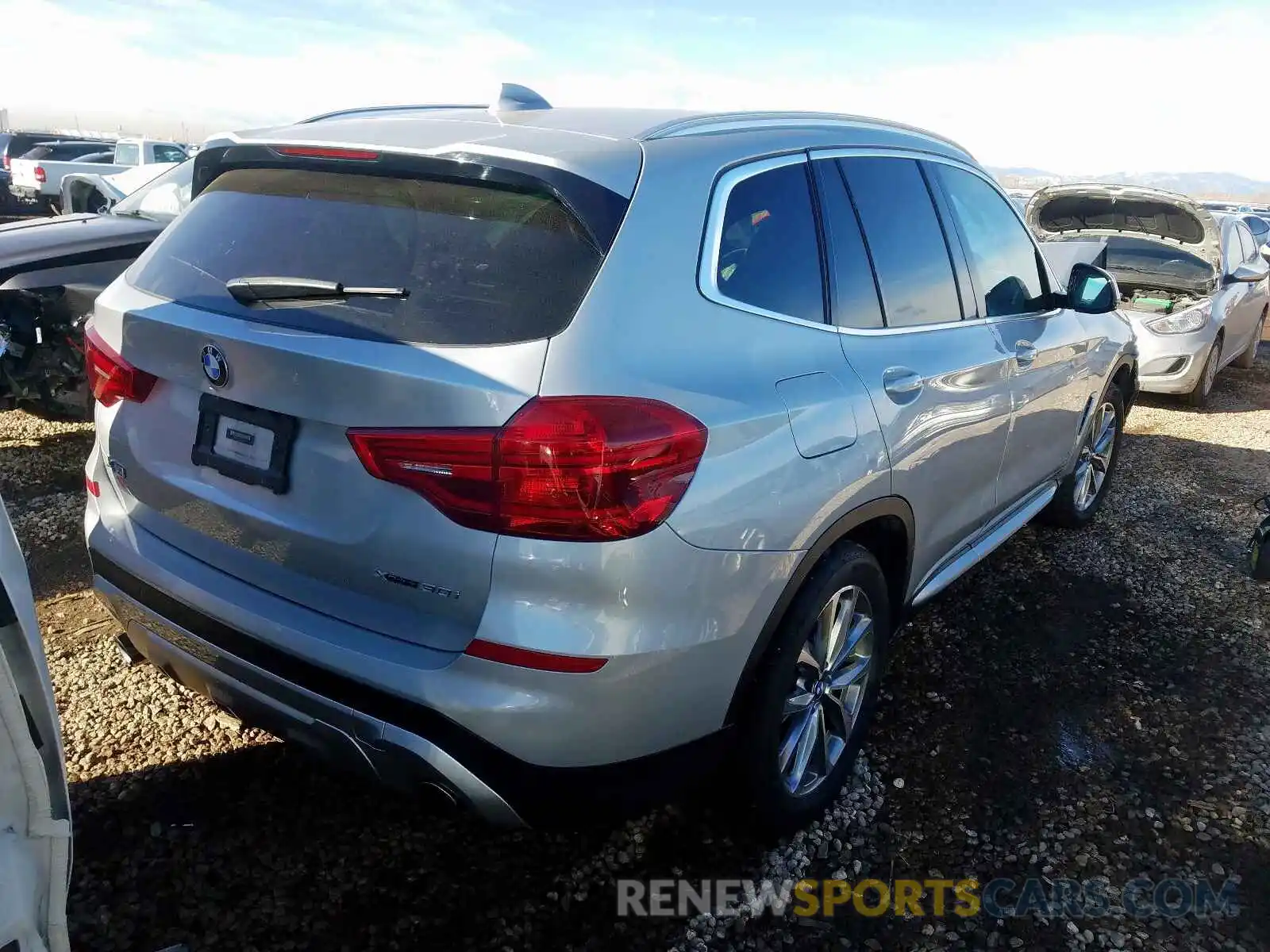 4 Photograph of a damaged car 5UXTR9C58KLE13320 BMW X3 2019