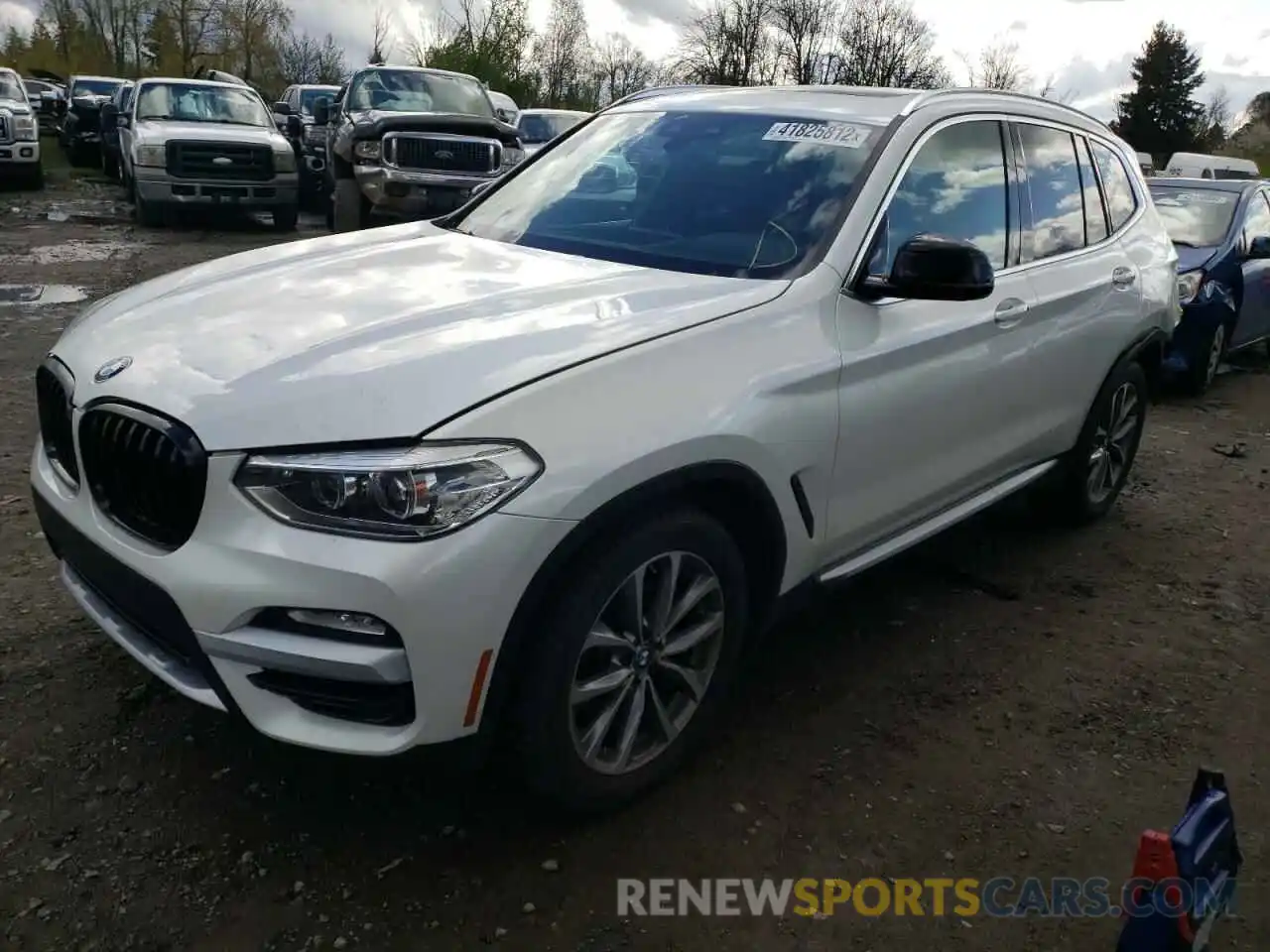 2 Photograph of a damaged car 5UXTR9C58KLE17299 BMW X3 2019