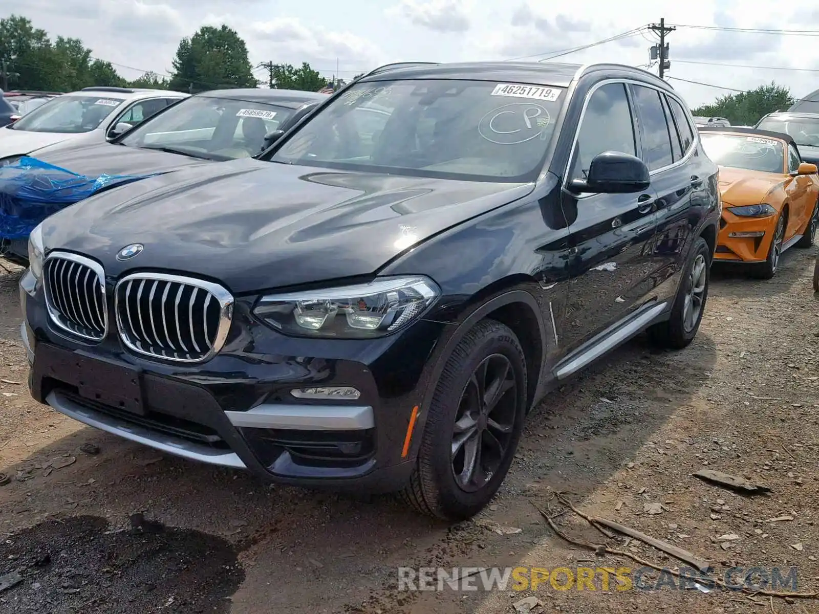 2 Фотография поврежденного автомобиля 5UXTR9C58KLE18274 BMW X3 2019