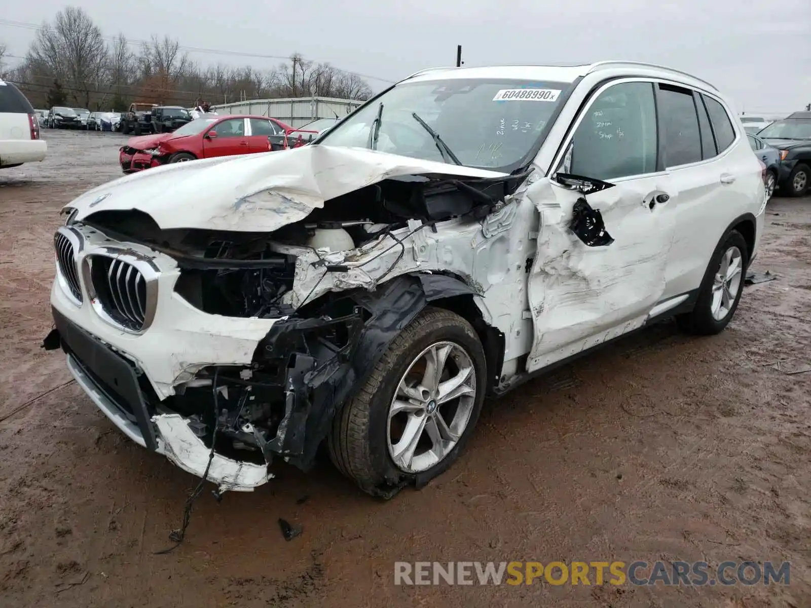 2 Photograph of a damaged car 5UXTR9C58KLE18341 BMW X3 2019