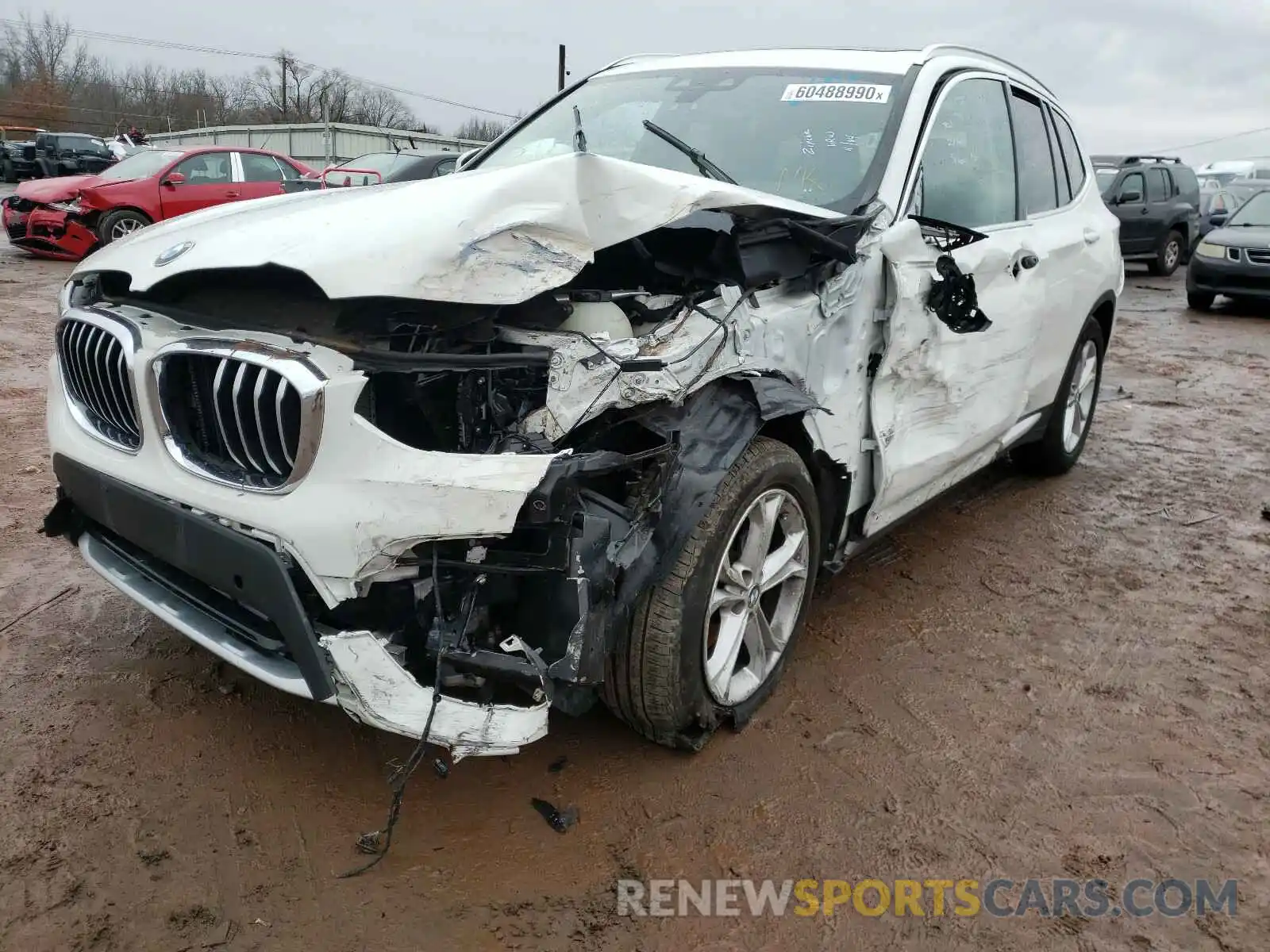 9 Photograph of a damaged car 5UXTR9C58KLE18341 BMW X3 2019