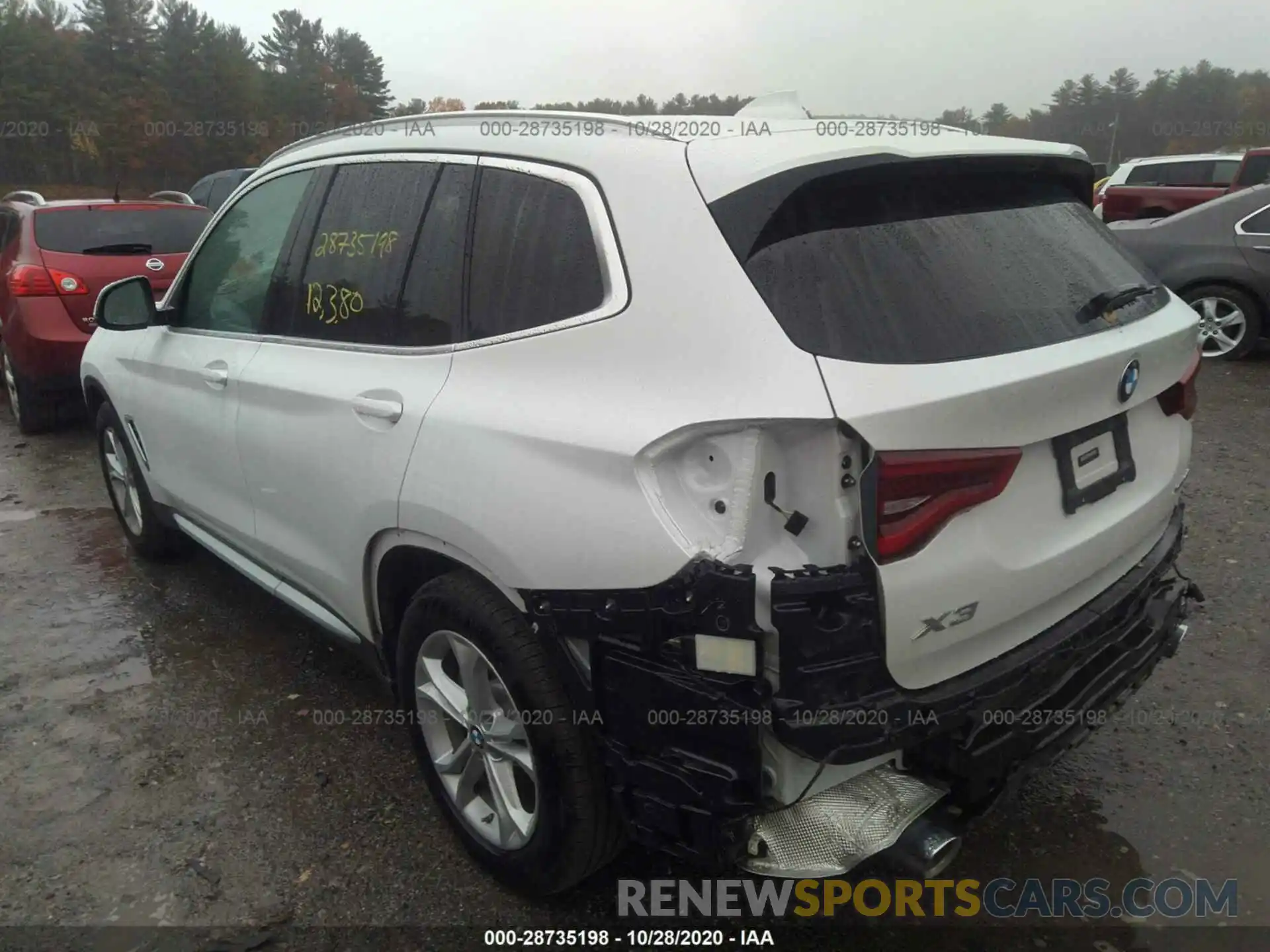 3 Photograph of a damaged car 5UXTR9C58KLE18629 BMW X3 2019