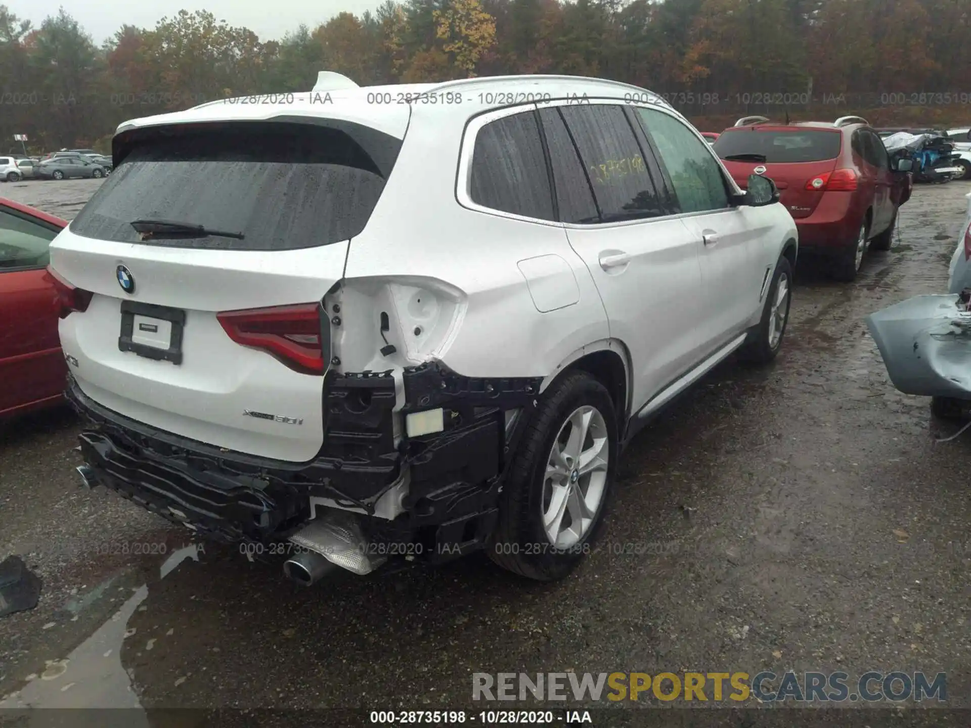4 Фотография поврежденного автомобиля 5UXTR9C58KLE18629 BMW X3 2019