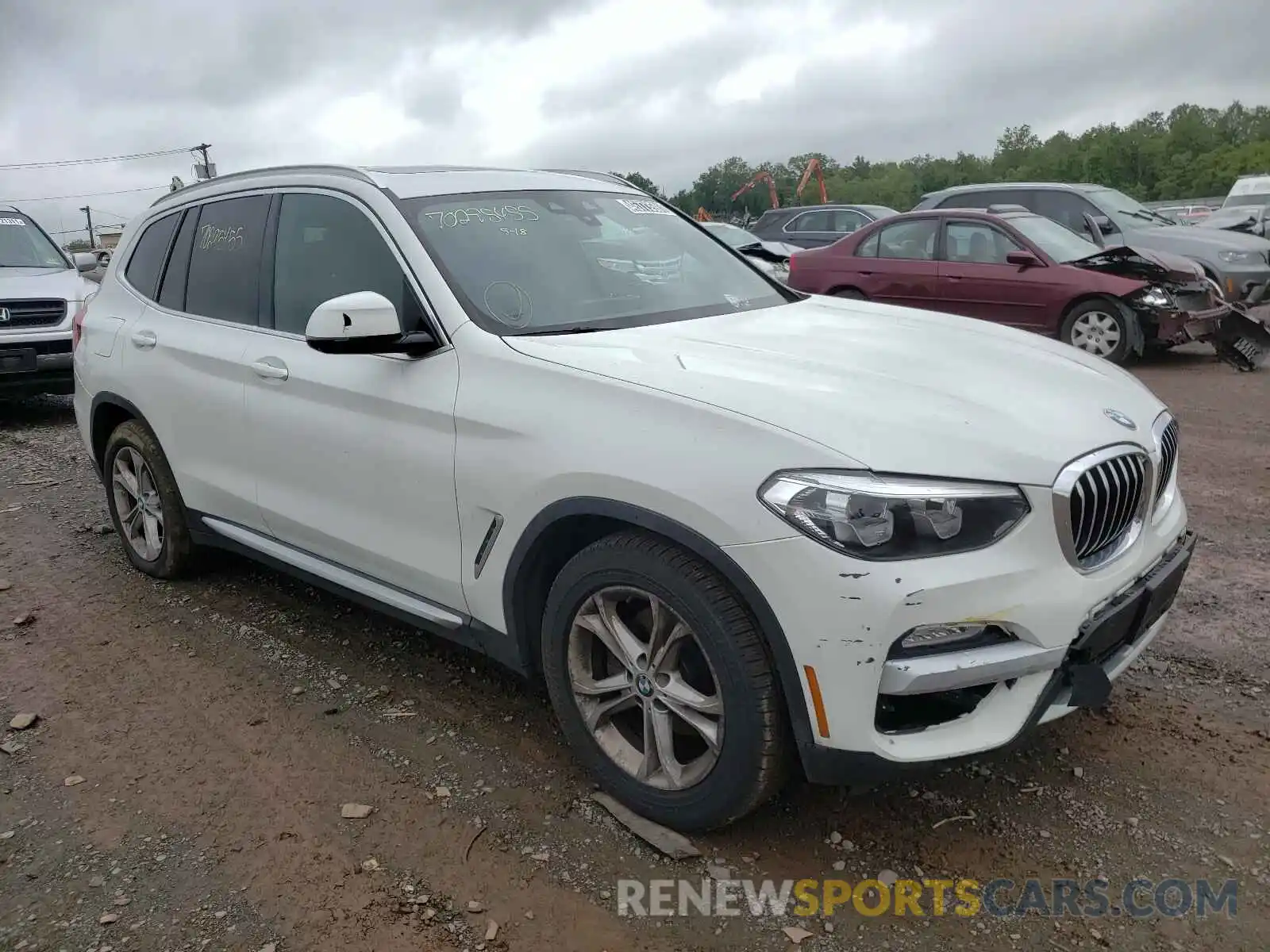 1 Photograph of a damaged car 5UXTR9C58KLE18663 BMW X3 2019