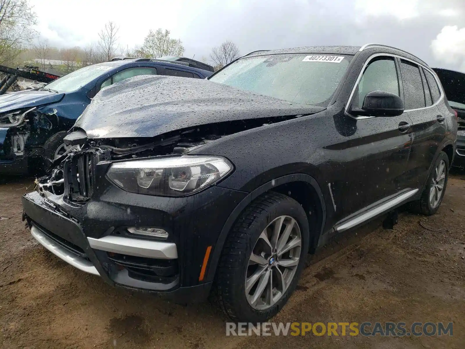 2 Photograph of a damaged car 5UXTR9C58KLE19571 BMW X3 2019