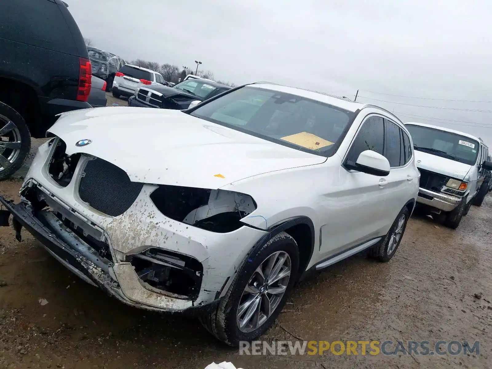 2 Photograph of a damaged car 5UXTR9C58KLP77945 BMW X3 2019