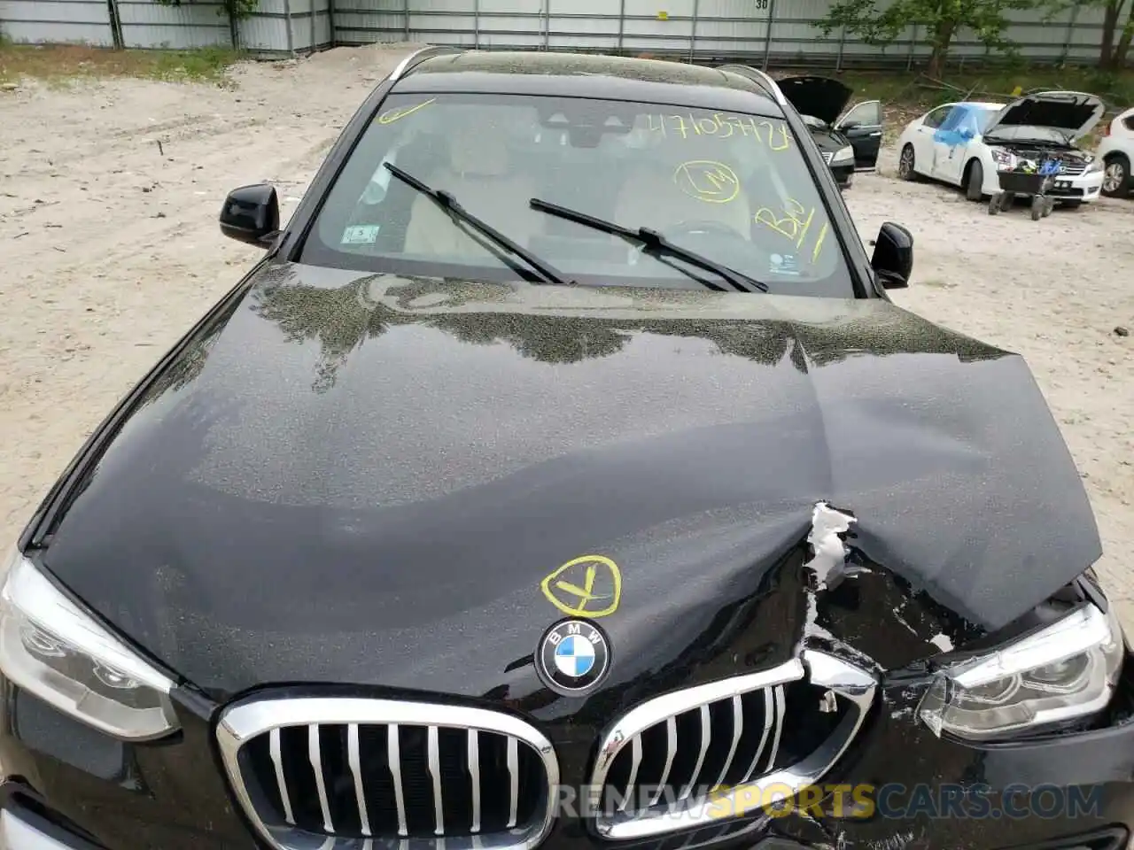 7 Фотография поврежденного автомобиля 5UXTR9C58KLP83776 BMW X3 2019