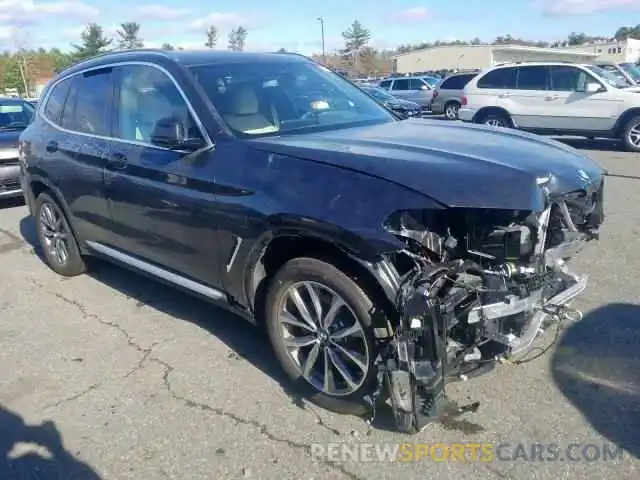 1 Photograph of a damaged car 5UXTR9C58KLP84622 BMW X3 2019