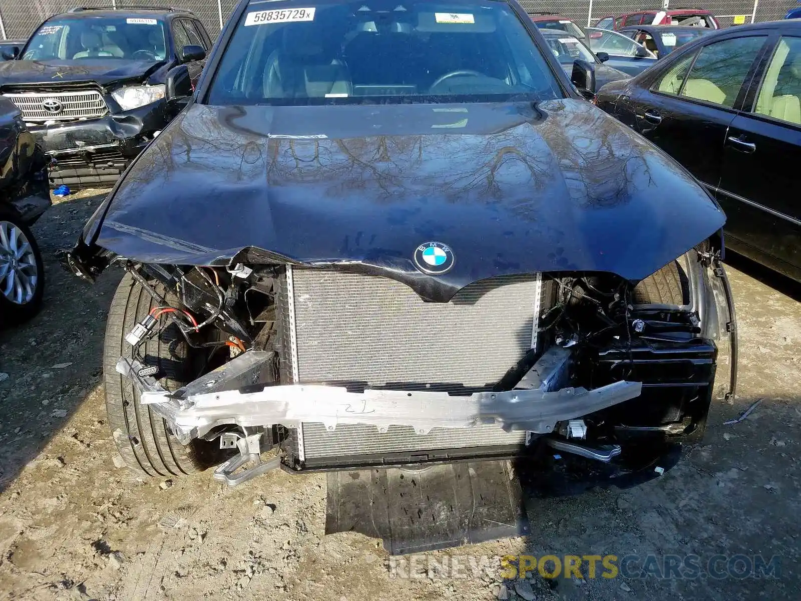 9 Фотография поврежденного автомобиля 5UXTR9C58KLP85821 BMW X3 2019