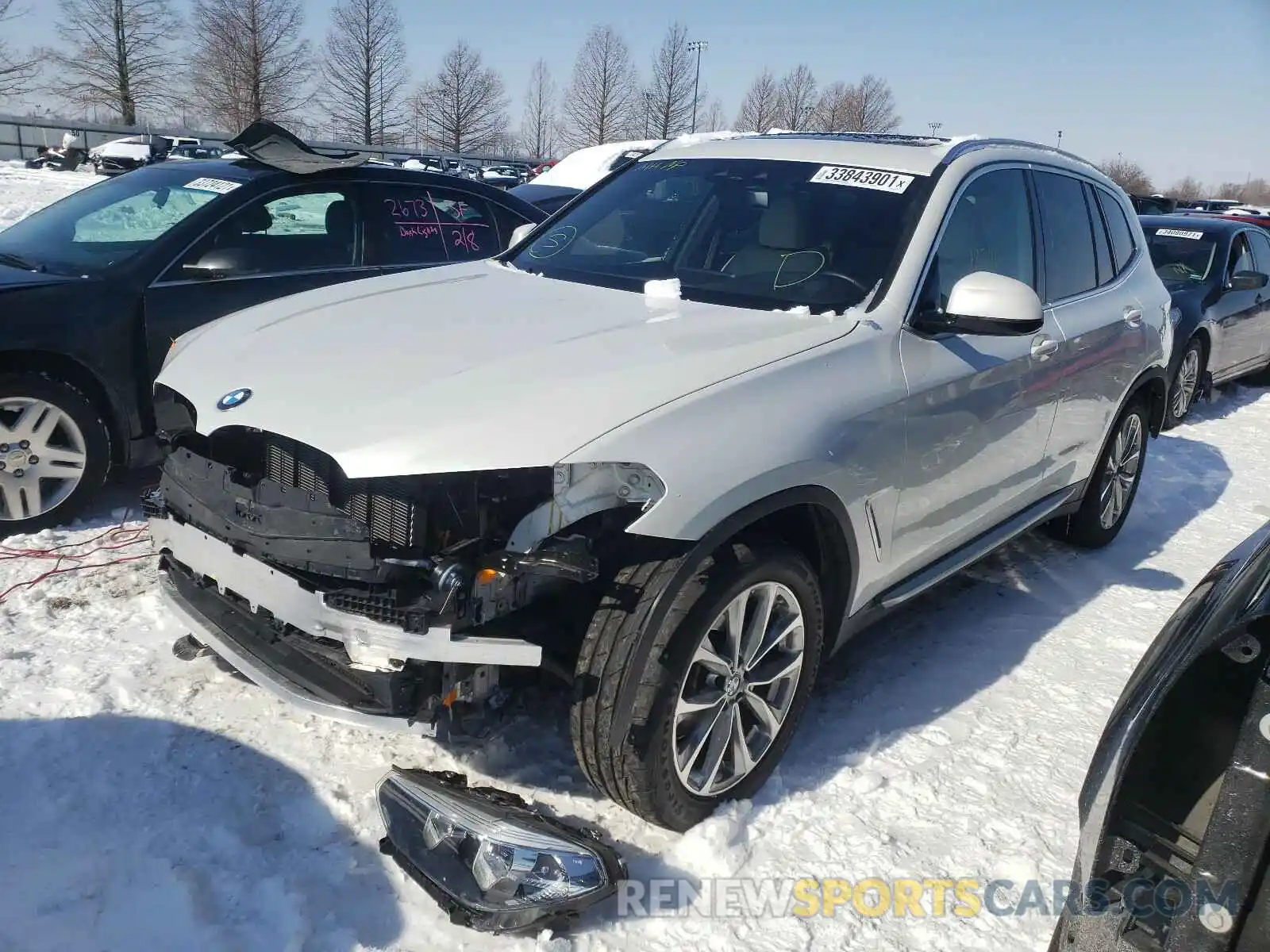 2 Фотография поврежденного автомобиля 5UXTR9C58KLP92171 BMW X3 2019