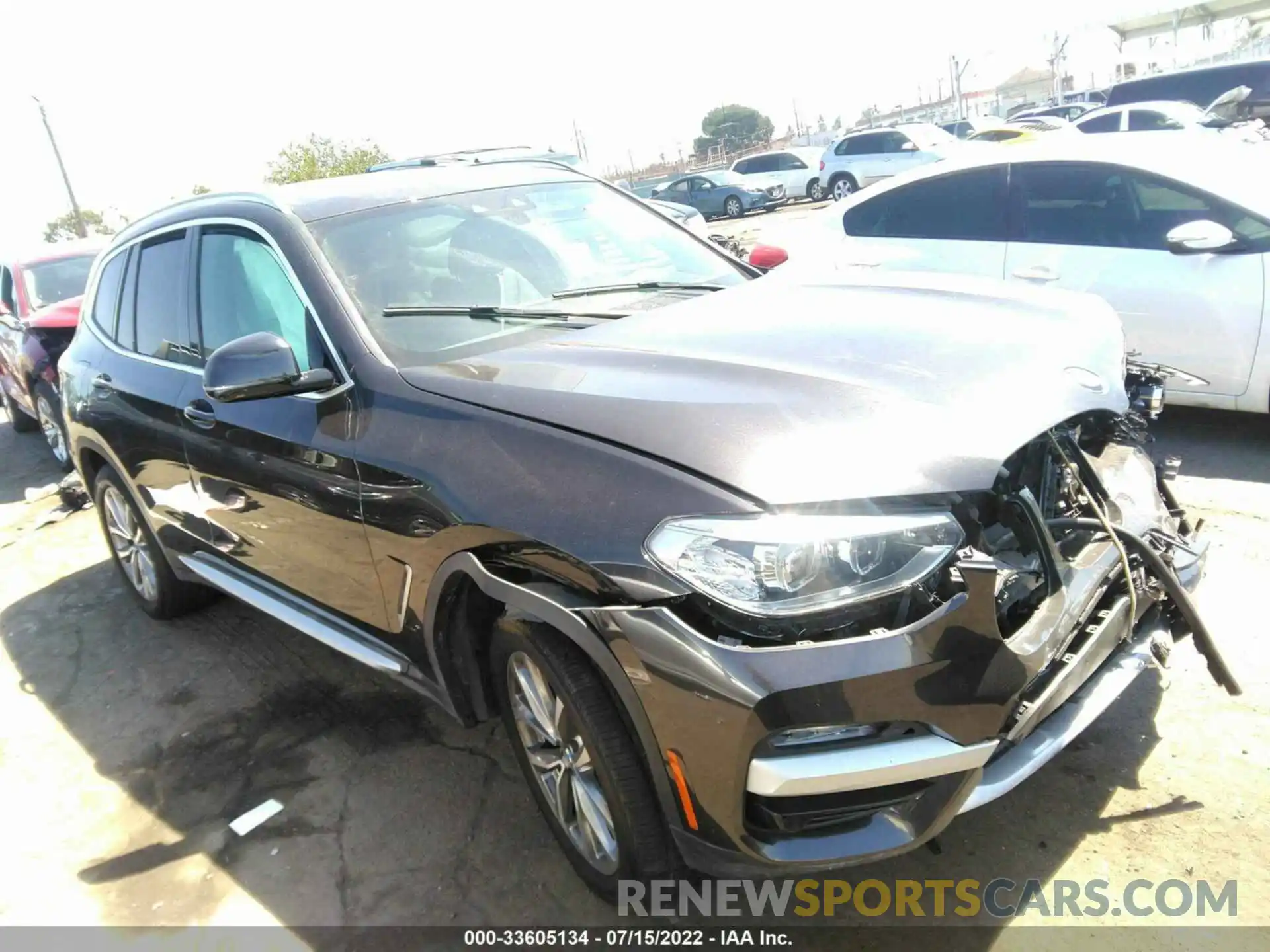 1 Photograph of a damaged car 5UXTR9C58KLP92851 BMW X3 2019