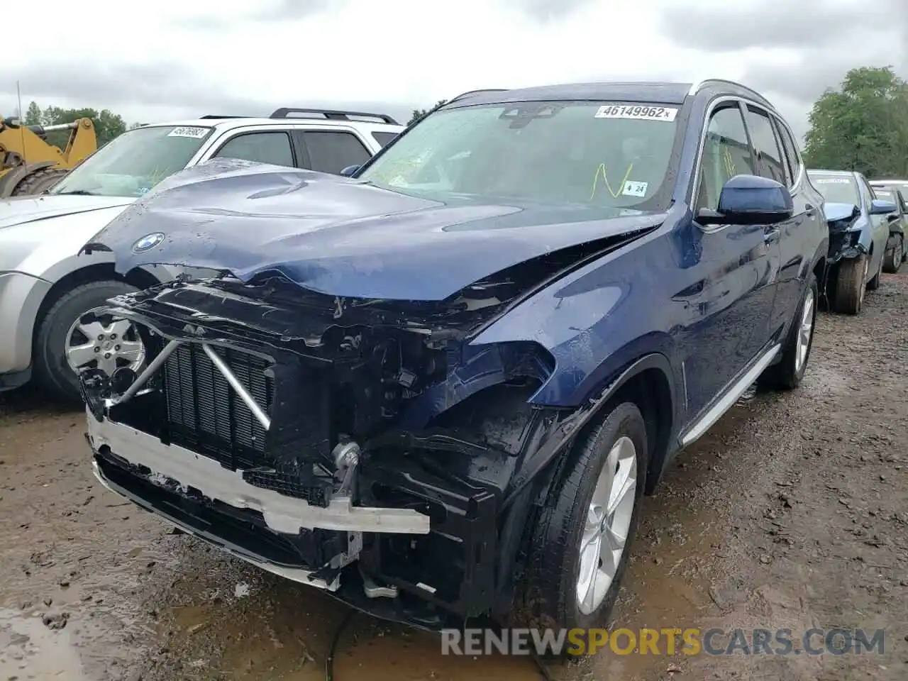 2 Photograph of a damaged car 5UXTR9C58KLP93188 BMW X3 2019