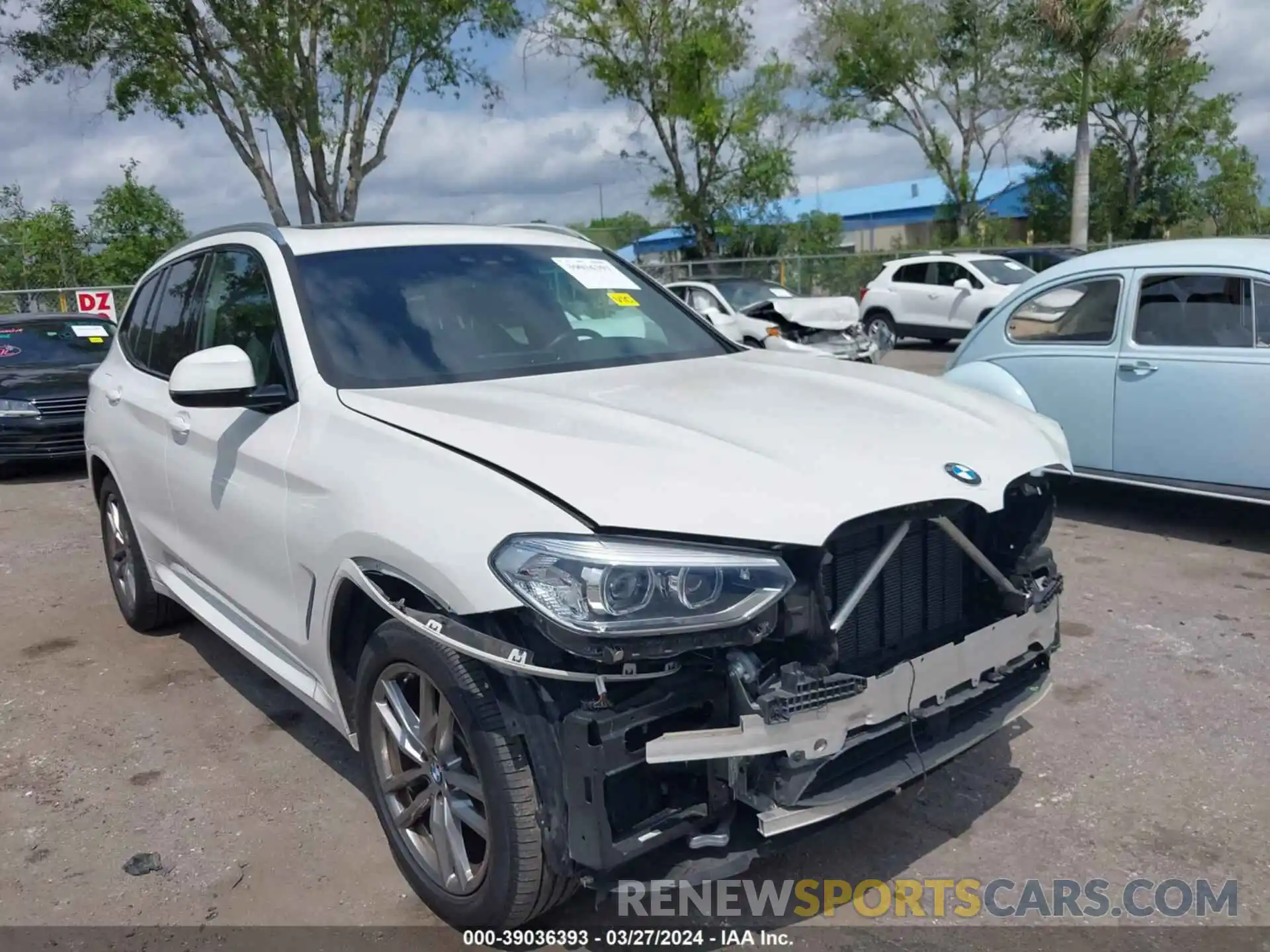 1 Photograph of a damaged car 5UXTR9C58KLP95314 BMW X3 2019