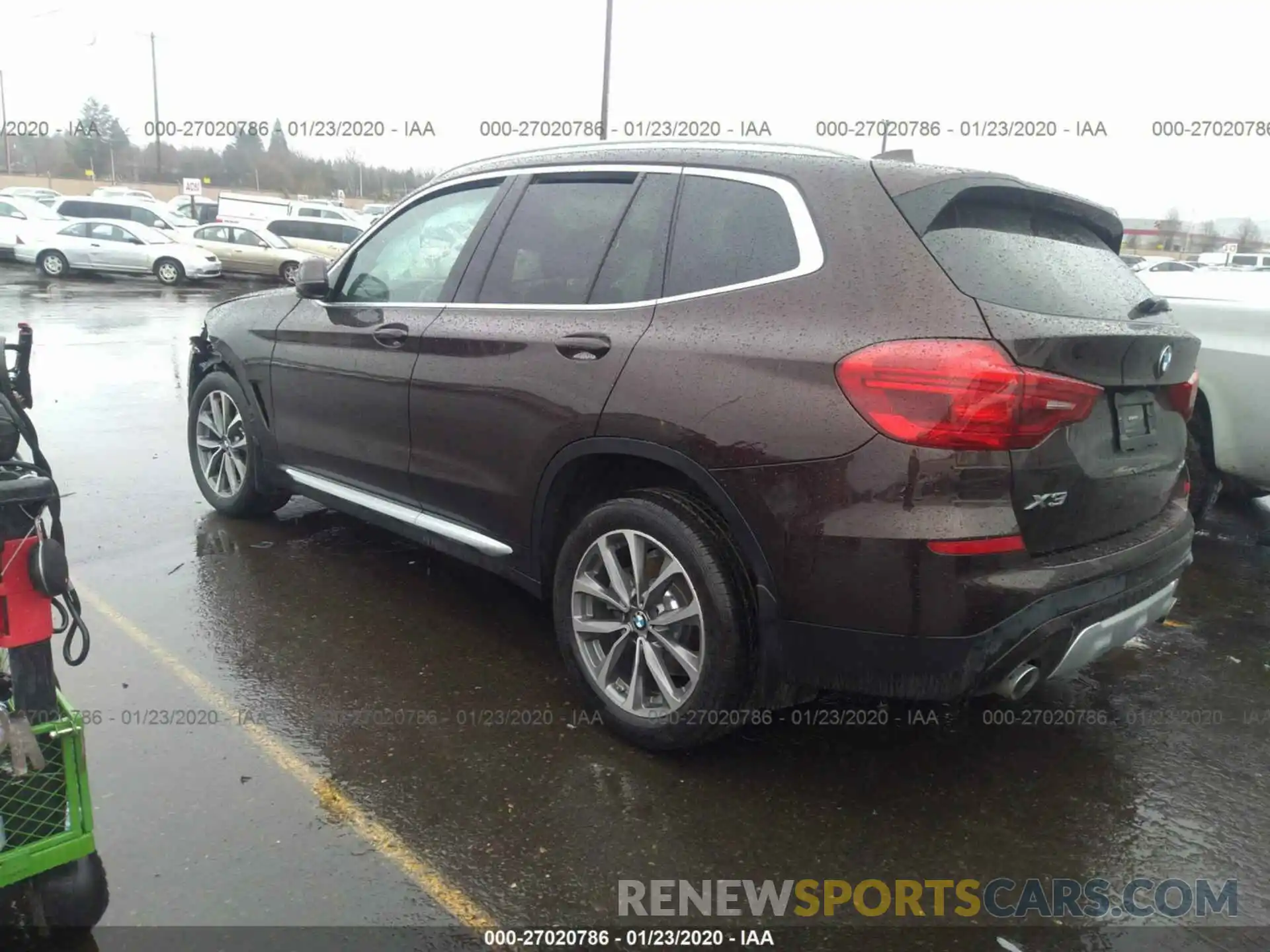 3 Photograph of a damaged car 5UXTR9C58KLP95779 BMW X3 2019