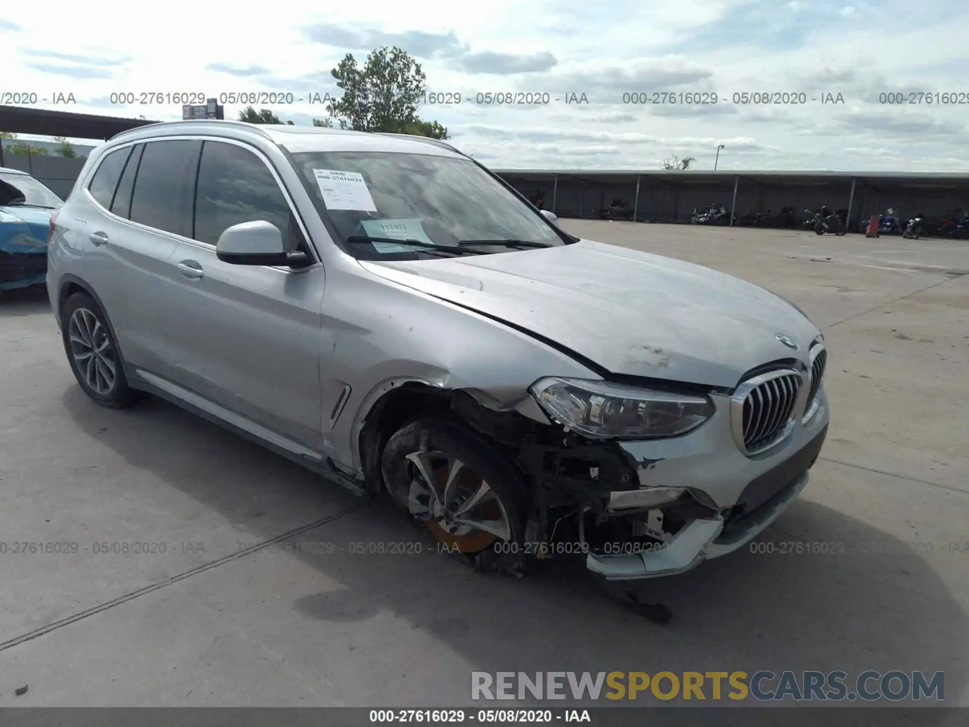 1 Photograph of a damaged car 5UXTR9C58KLP96009 BMW X3 2019