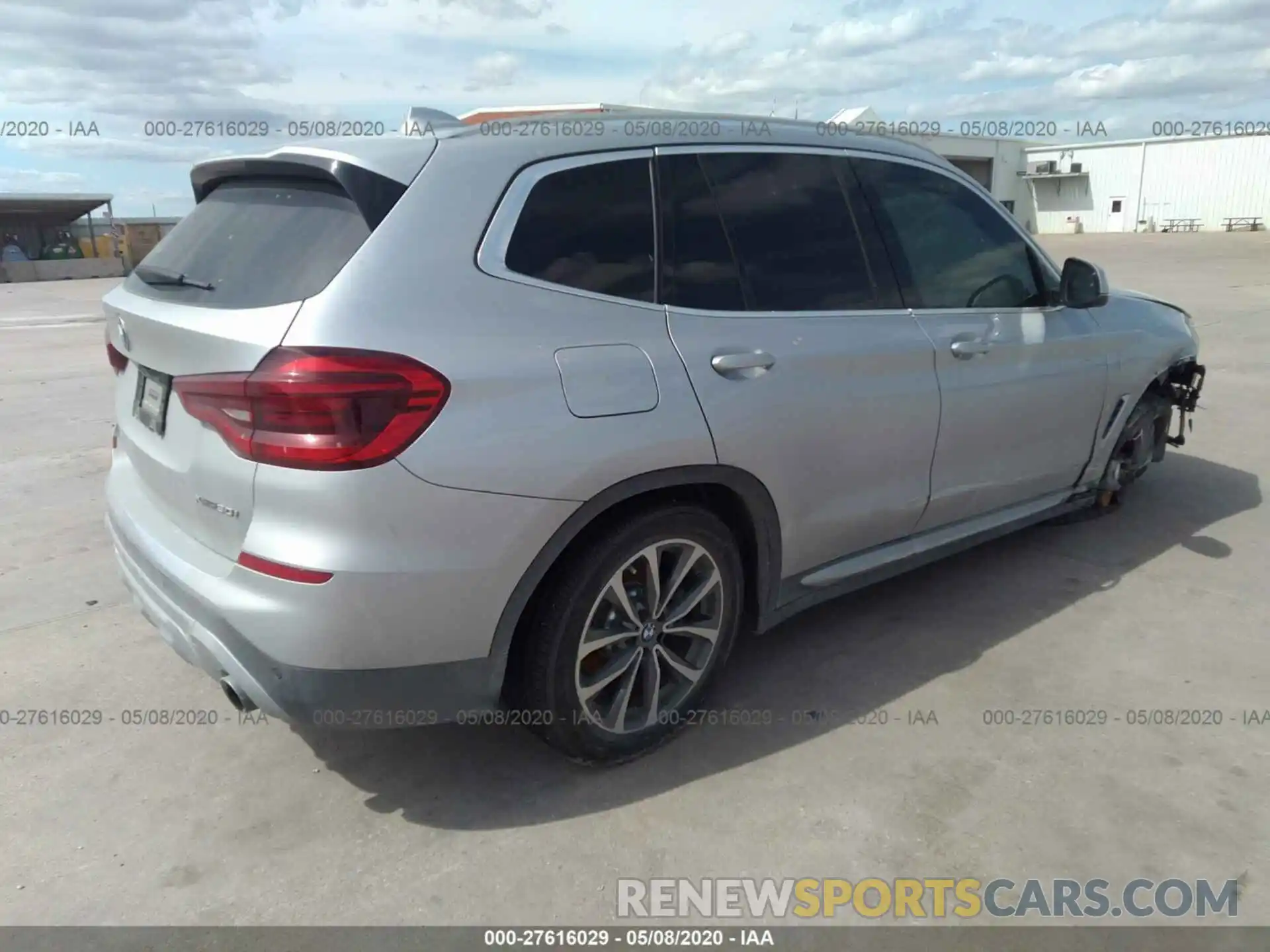 4 Фотография поврежденного автомобиля 5UXTR9C58KLP96009 BMW X3 2019