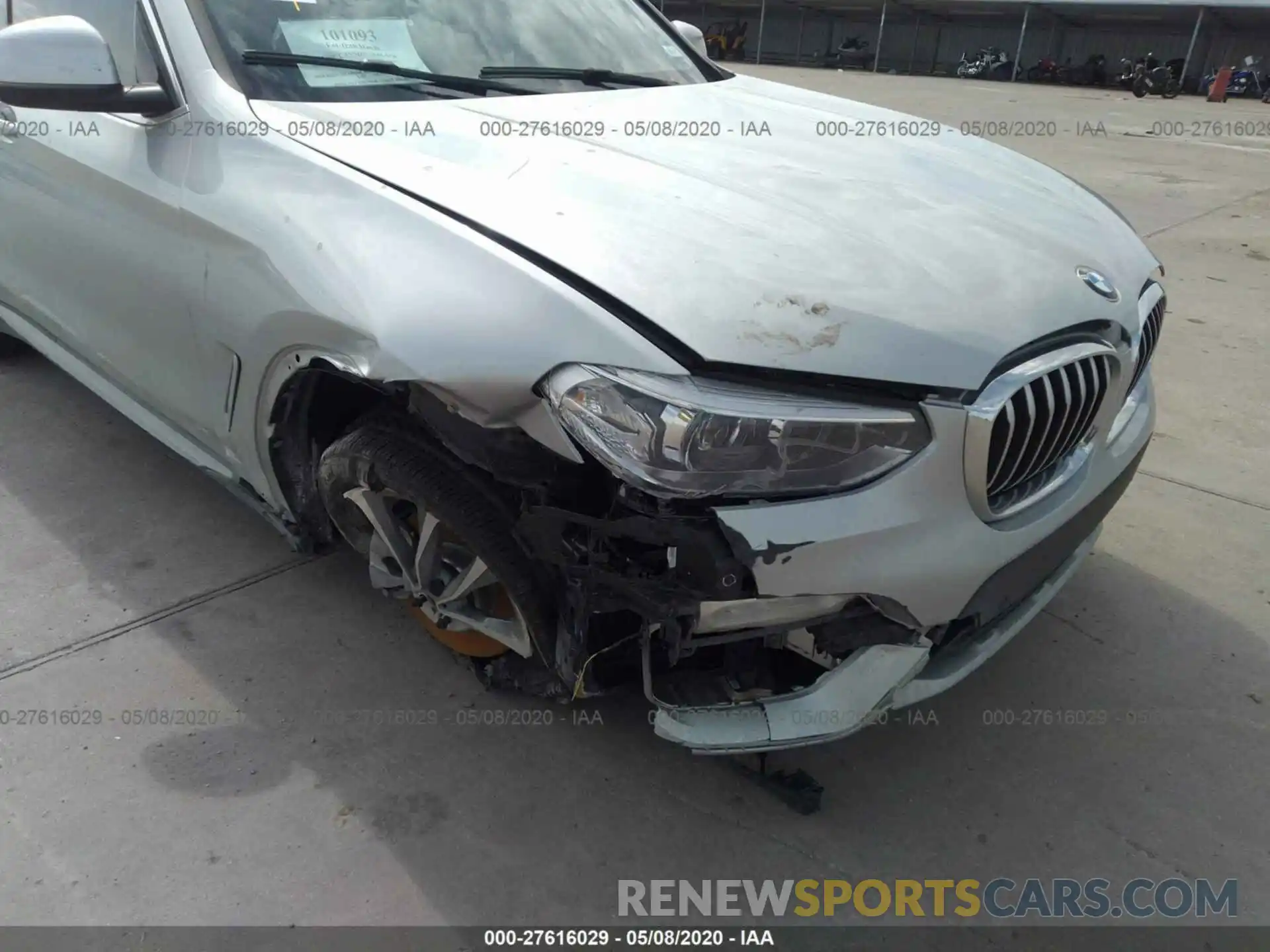 6 Photograph of a damaged car 5UXTR9C58KLP96009 BMW X3 2019