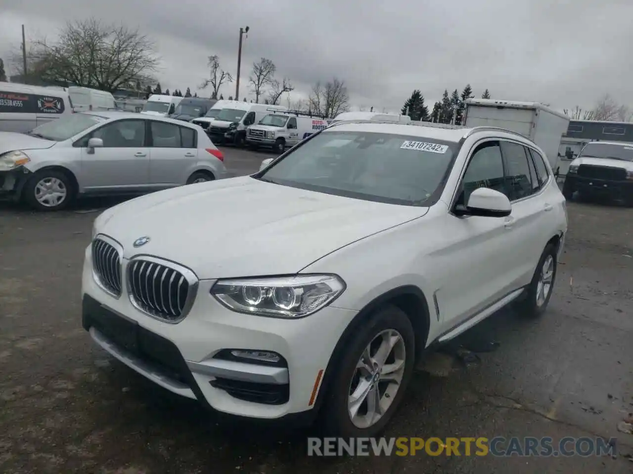 2 Photograph of a damaged car 5UXTR9C58KLP97385 BMW X3 2019