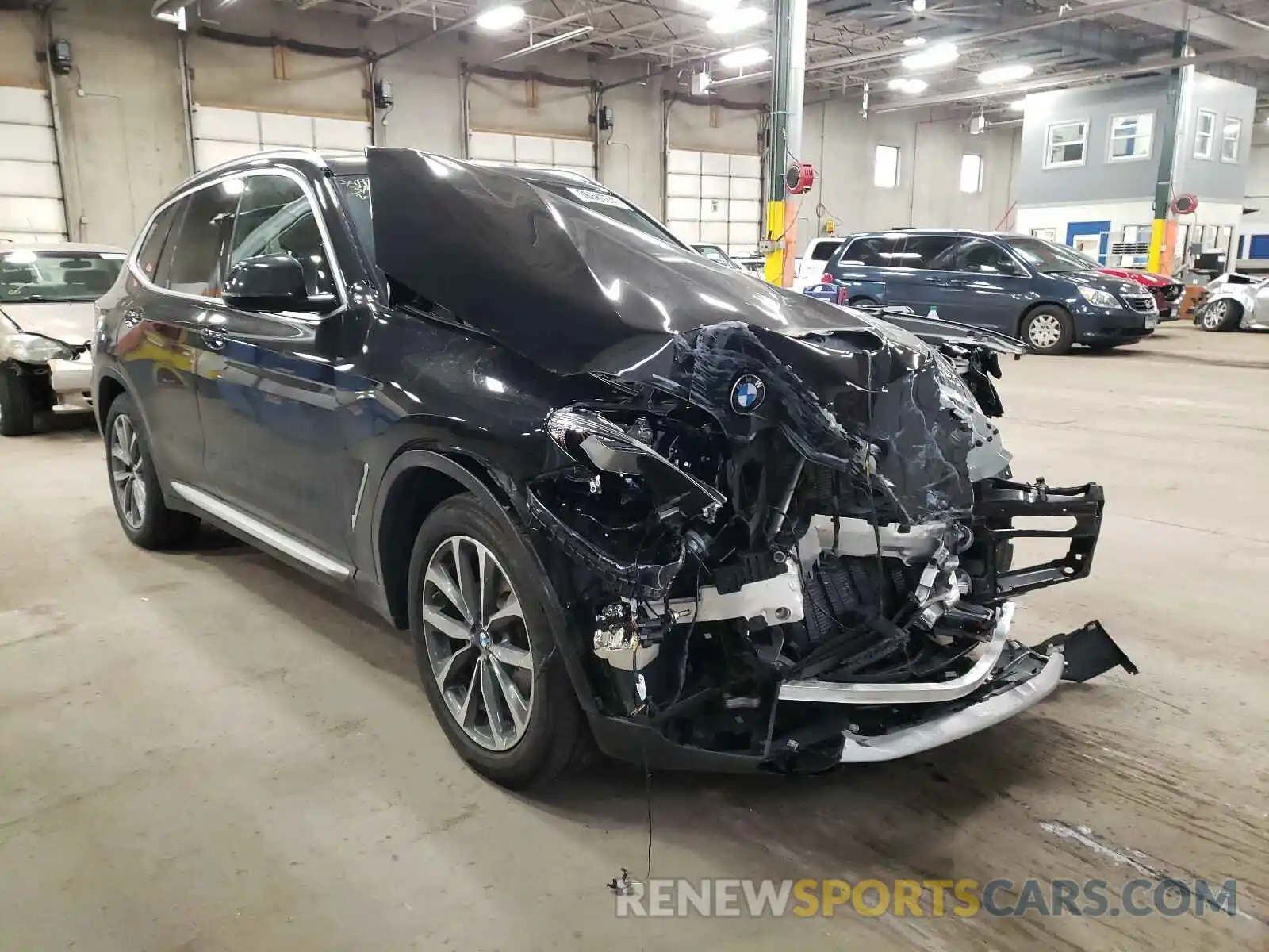 1 Photograph of a damaged car 5UXTR9C58KLP97452 BMW X3 2019